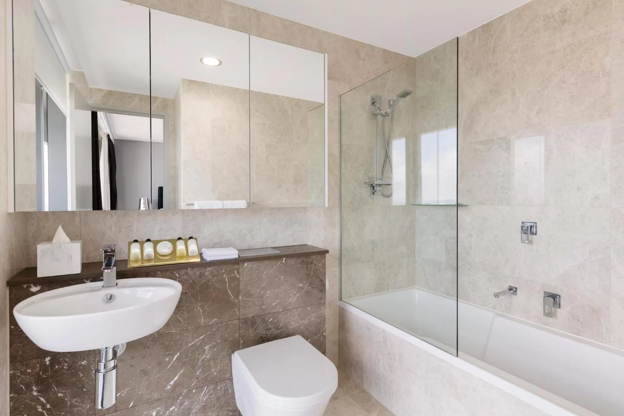 Bathroom in Meriton Suites Herschel Street, Brisbane