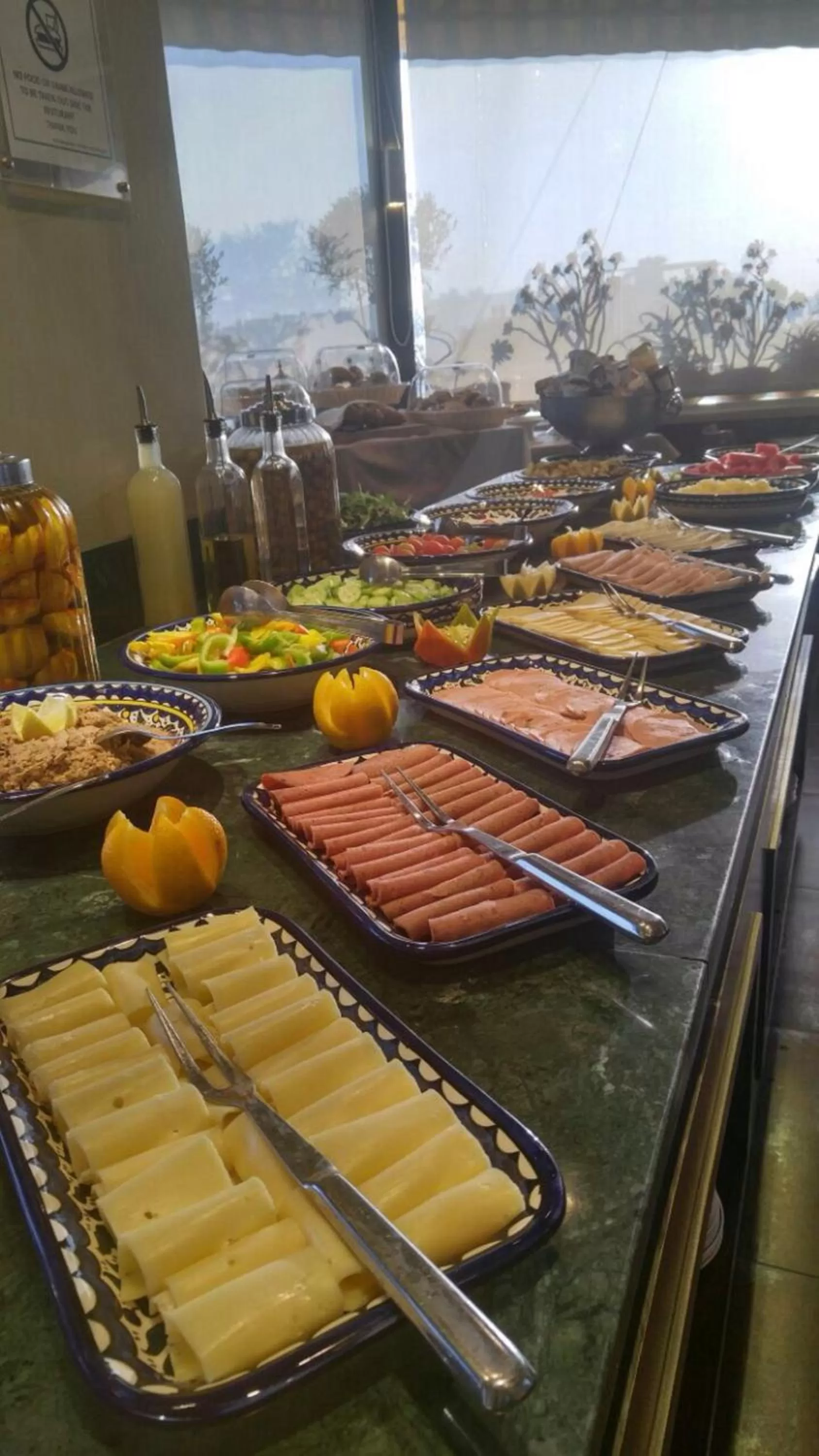 Buffet breakfast in National Hotel - Jerusalem