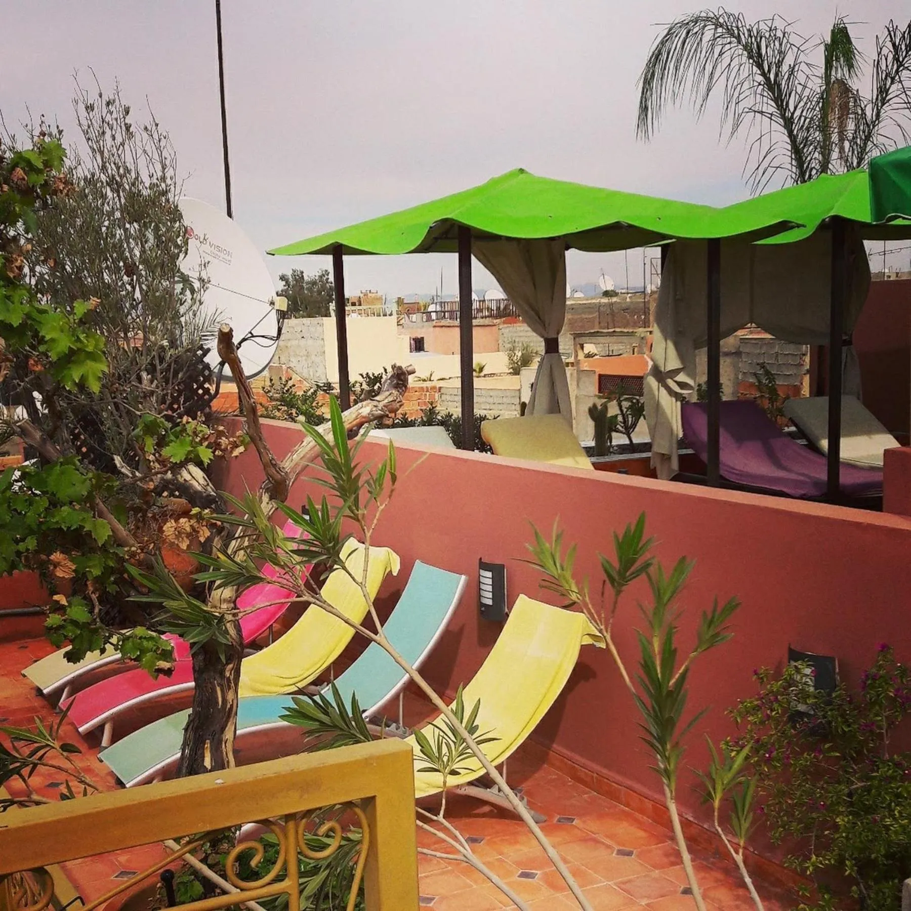 Balcony/Terrace in Riad Eloise