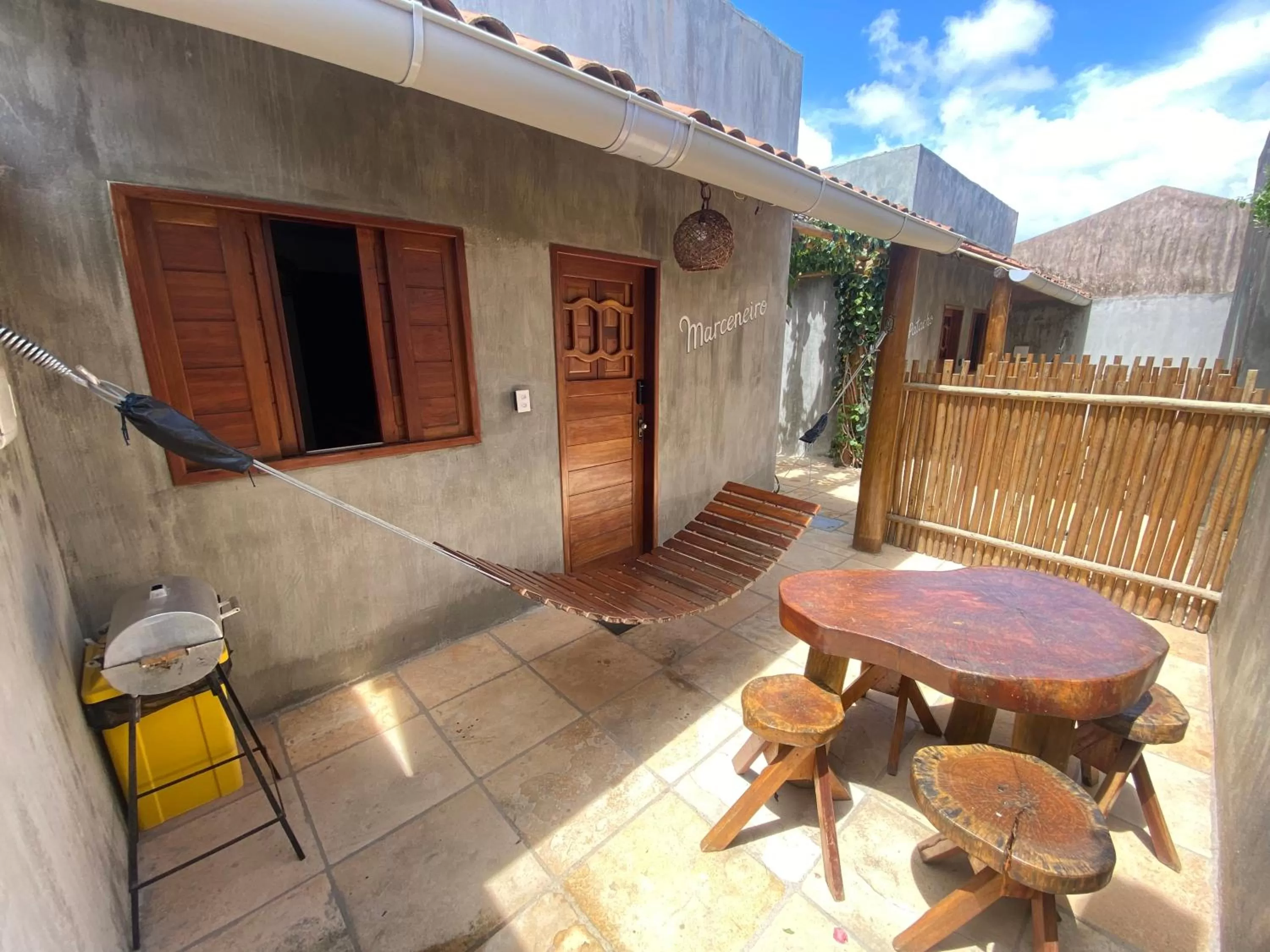 Patio in Chalé Palhano Beach