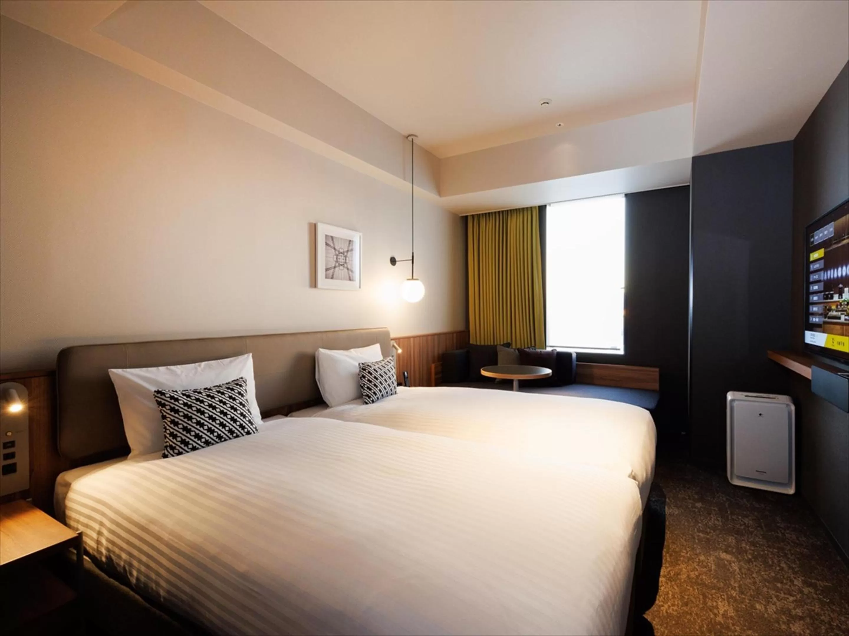 Standard Twin Room with Sofa in CROSS Life Hakata Tenjin