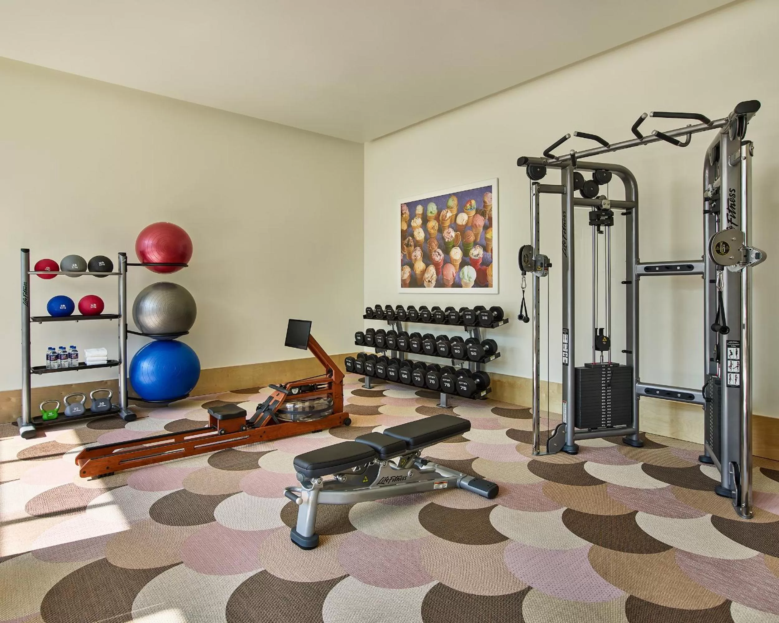 Fitness centre/facilities in Catbird Hotel