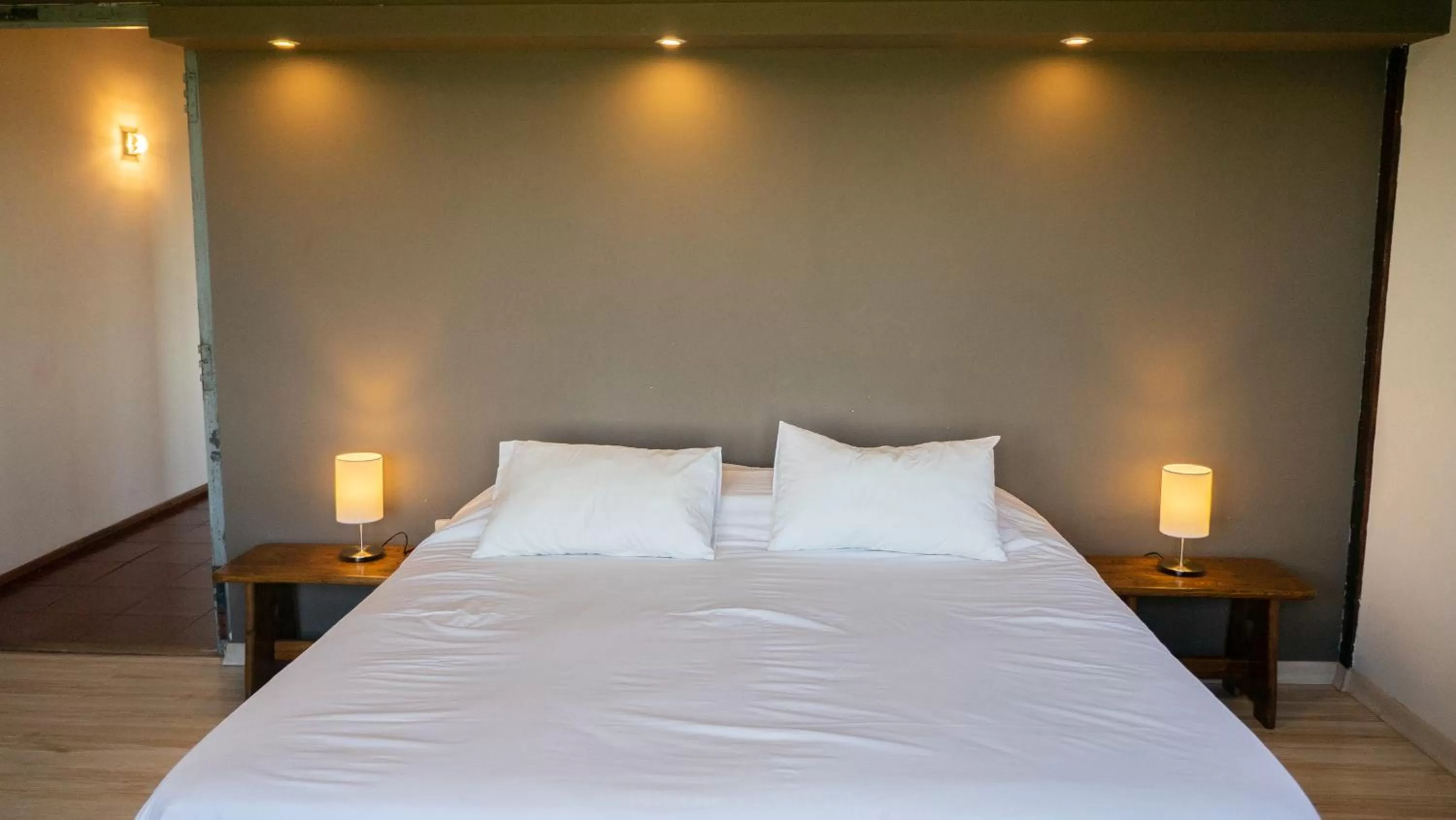 Bed in Hostería La Bordona