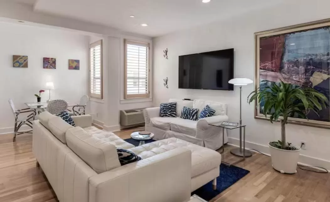 Living room in Tropicals of Palm Beach