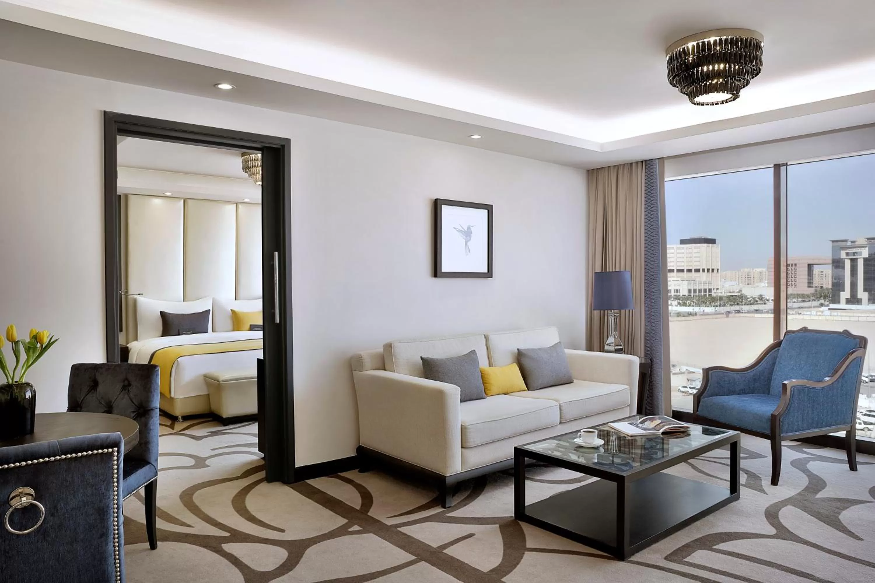 Living room in Voco - Riyadh by IHG
