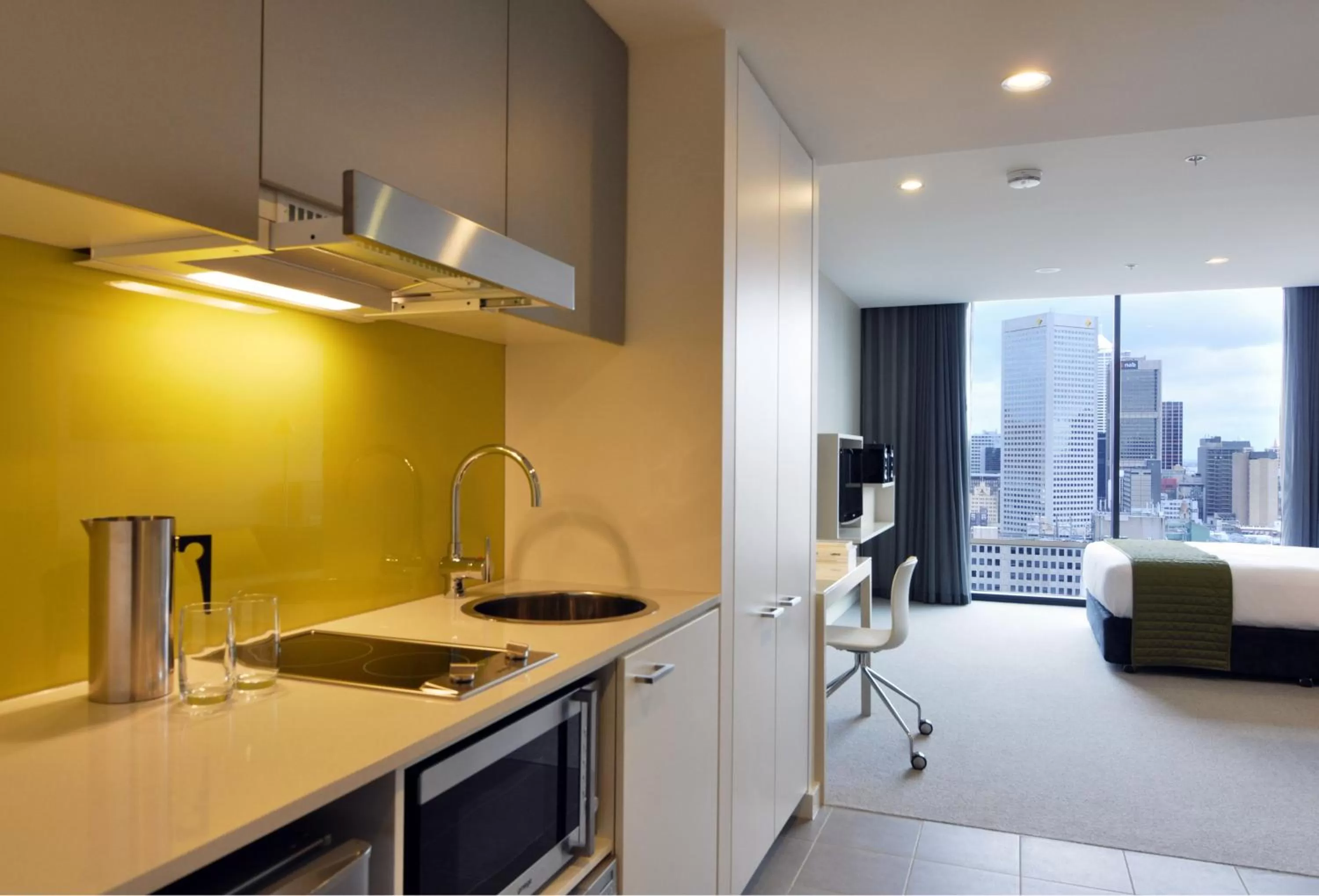 Kitchen or kitchenette in Citadines on Bourke Melbourne