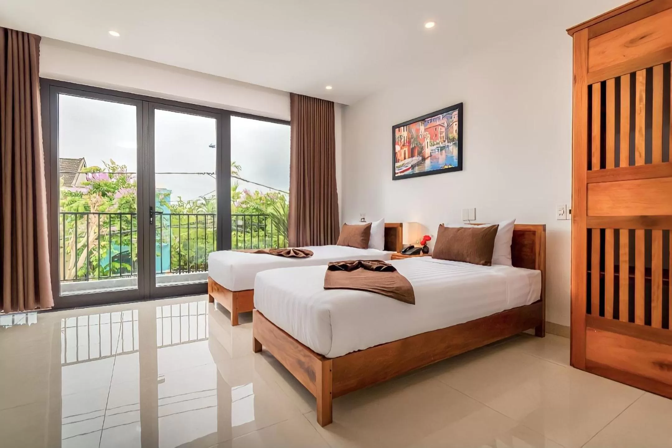 Bed in Tomorrow Oasis Boutique Villa Hoi An