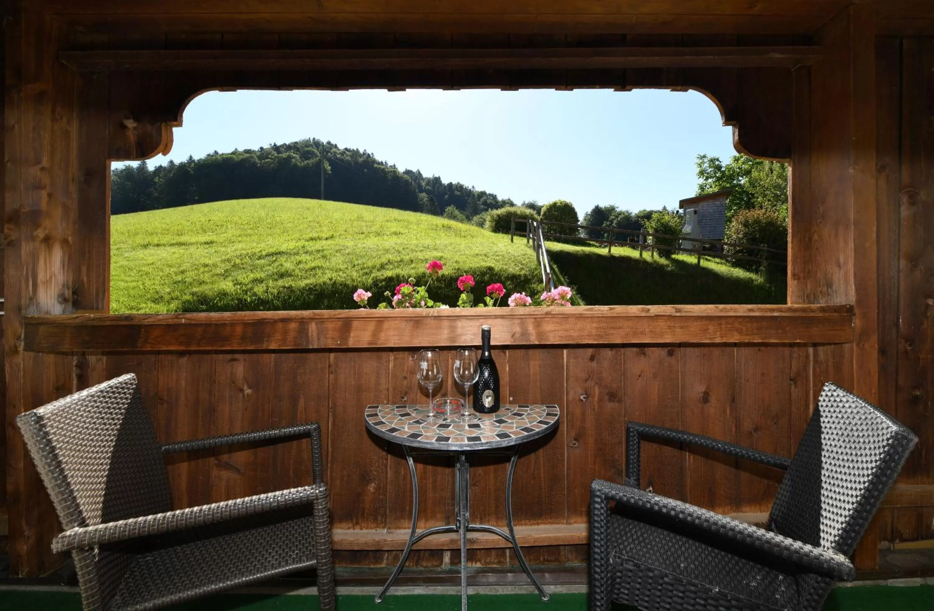 View (from property/room) in Hotel St Hubertus