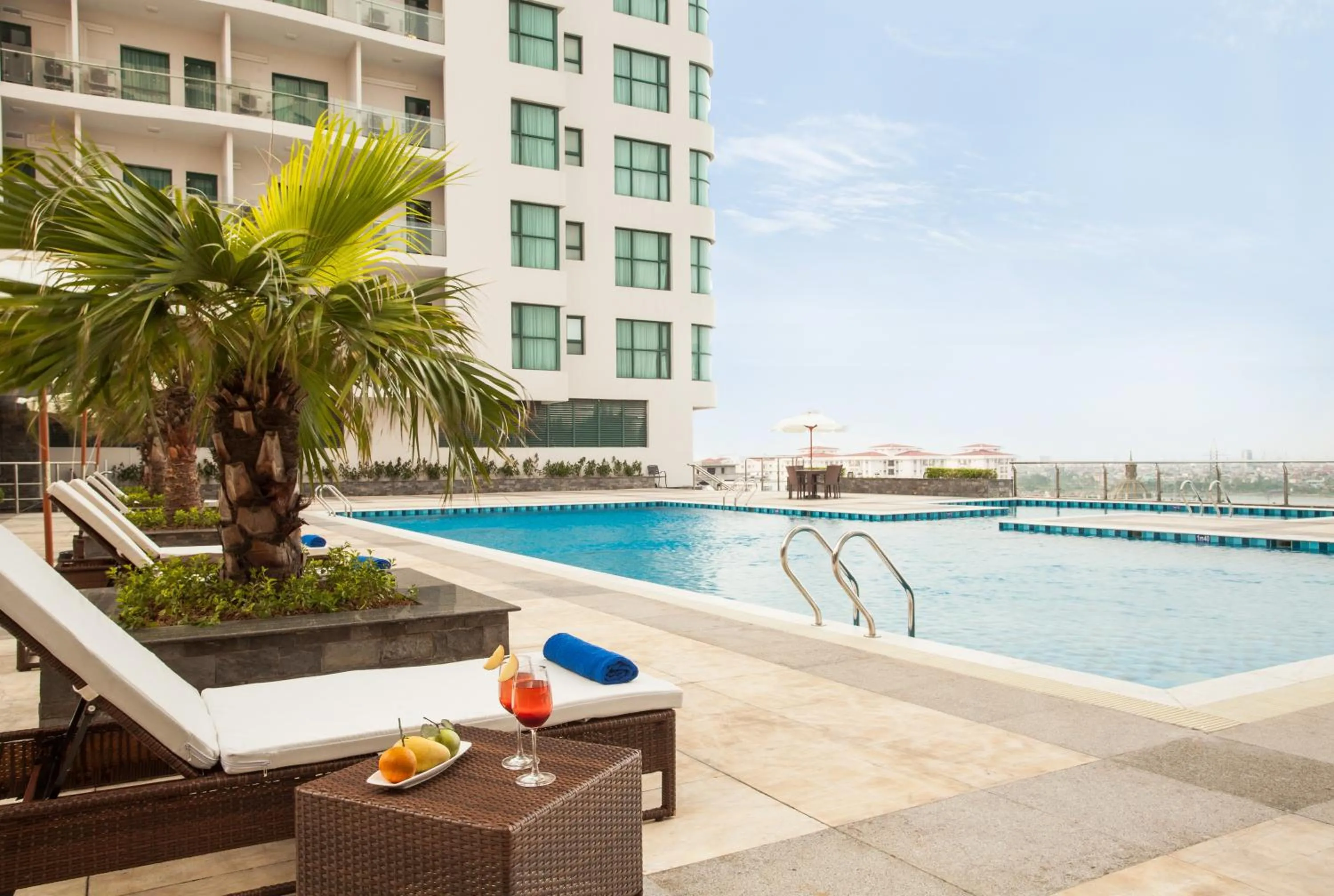 Pool view in Somerset Central TD Hai Phong City