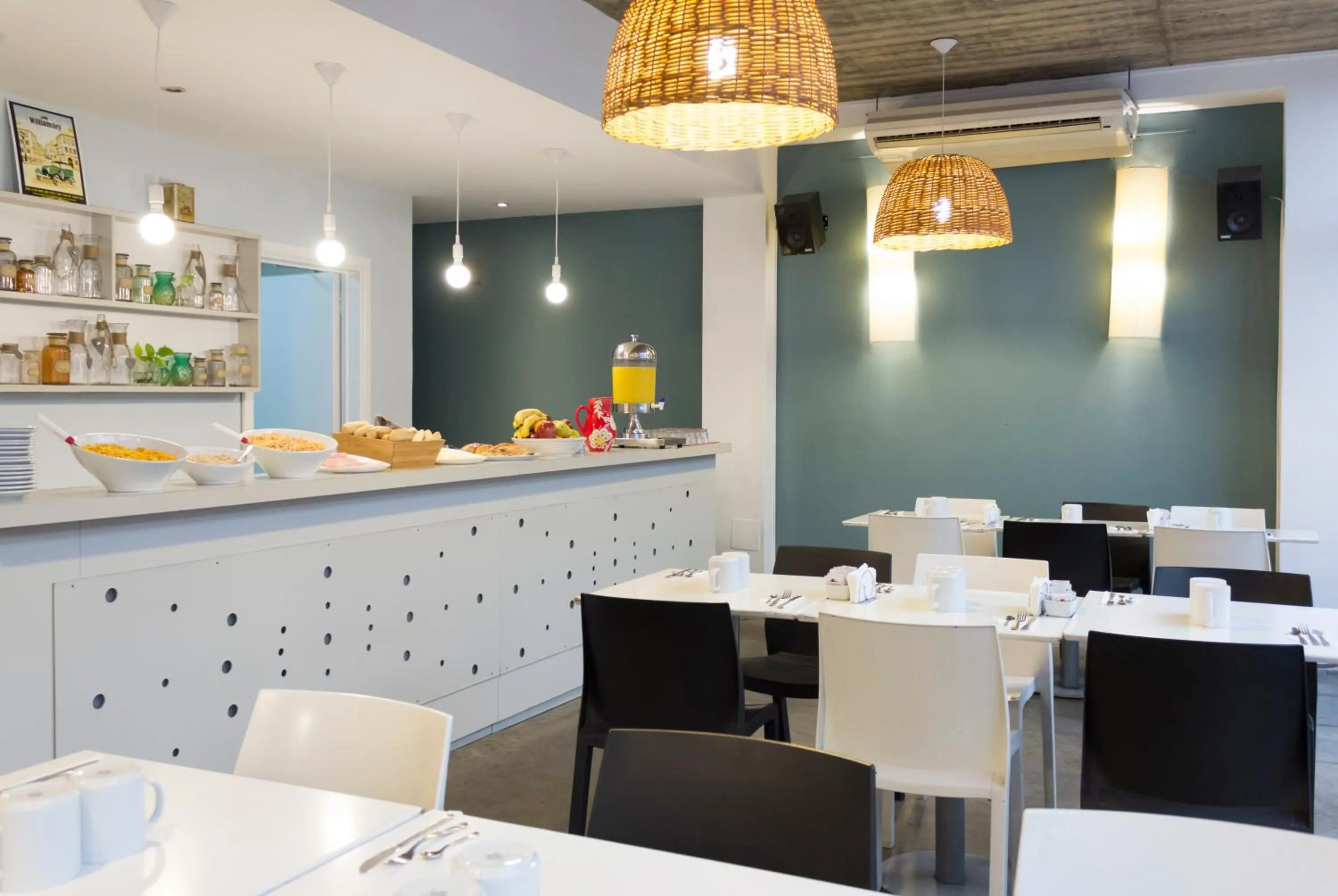 Continental breakfast in Circus Hostel