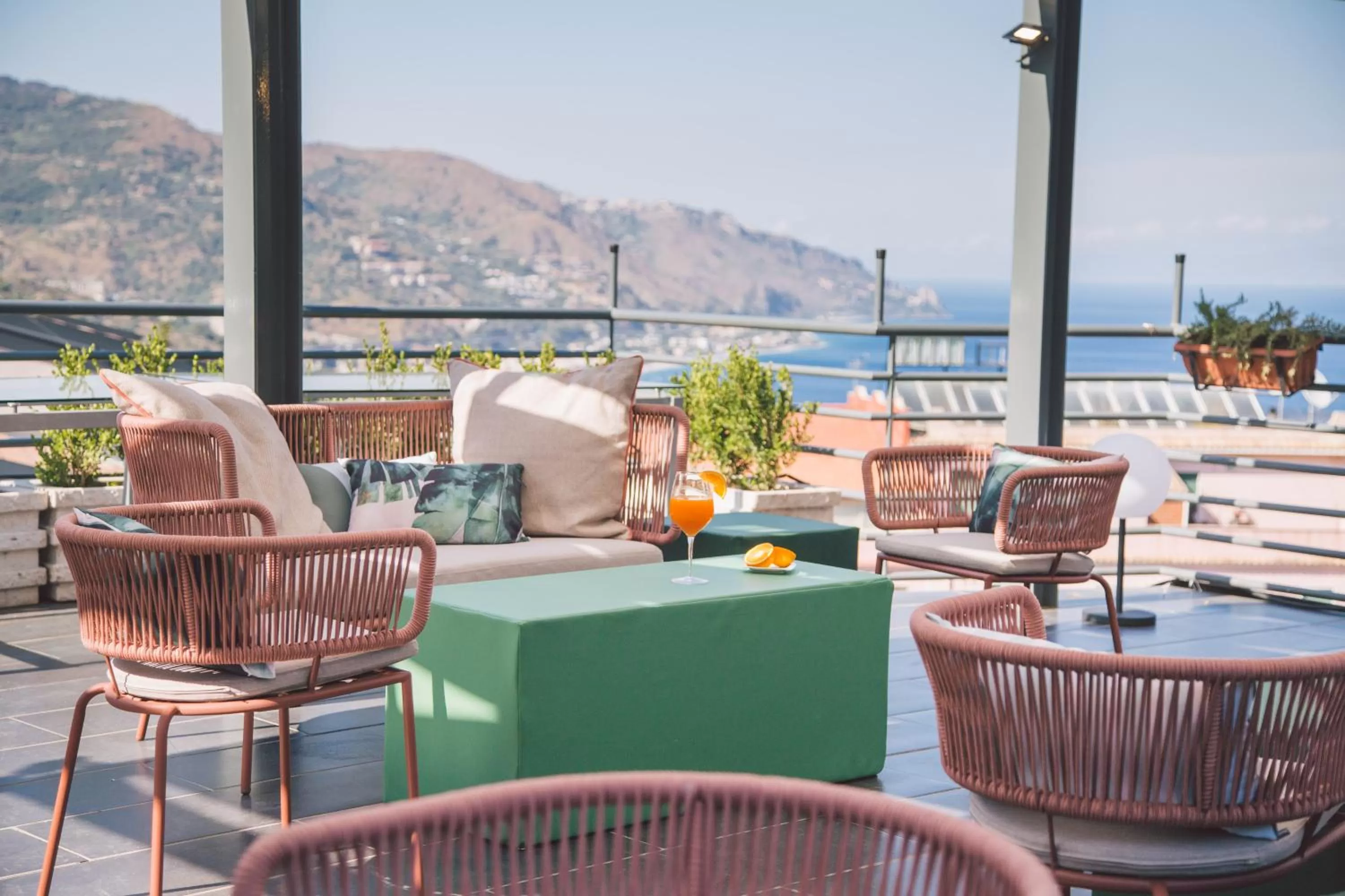 Balcony/Terrace in Taormina Palace Hotel