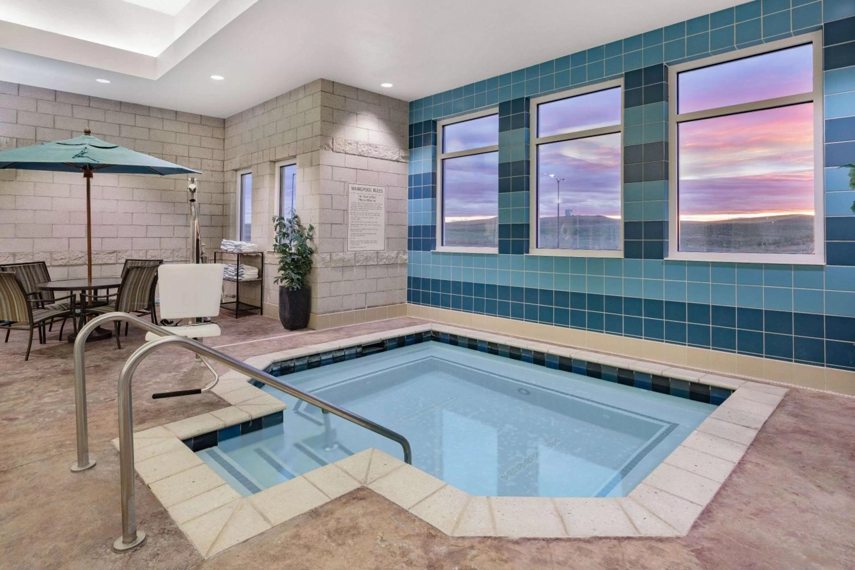Hot Tub in Hawthorn Extended Stay by Wyndham Dickinson