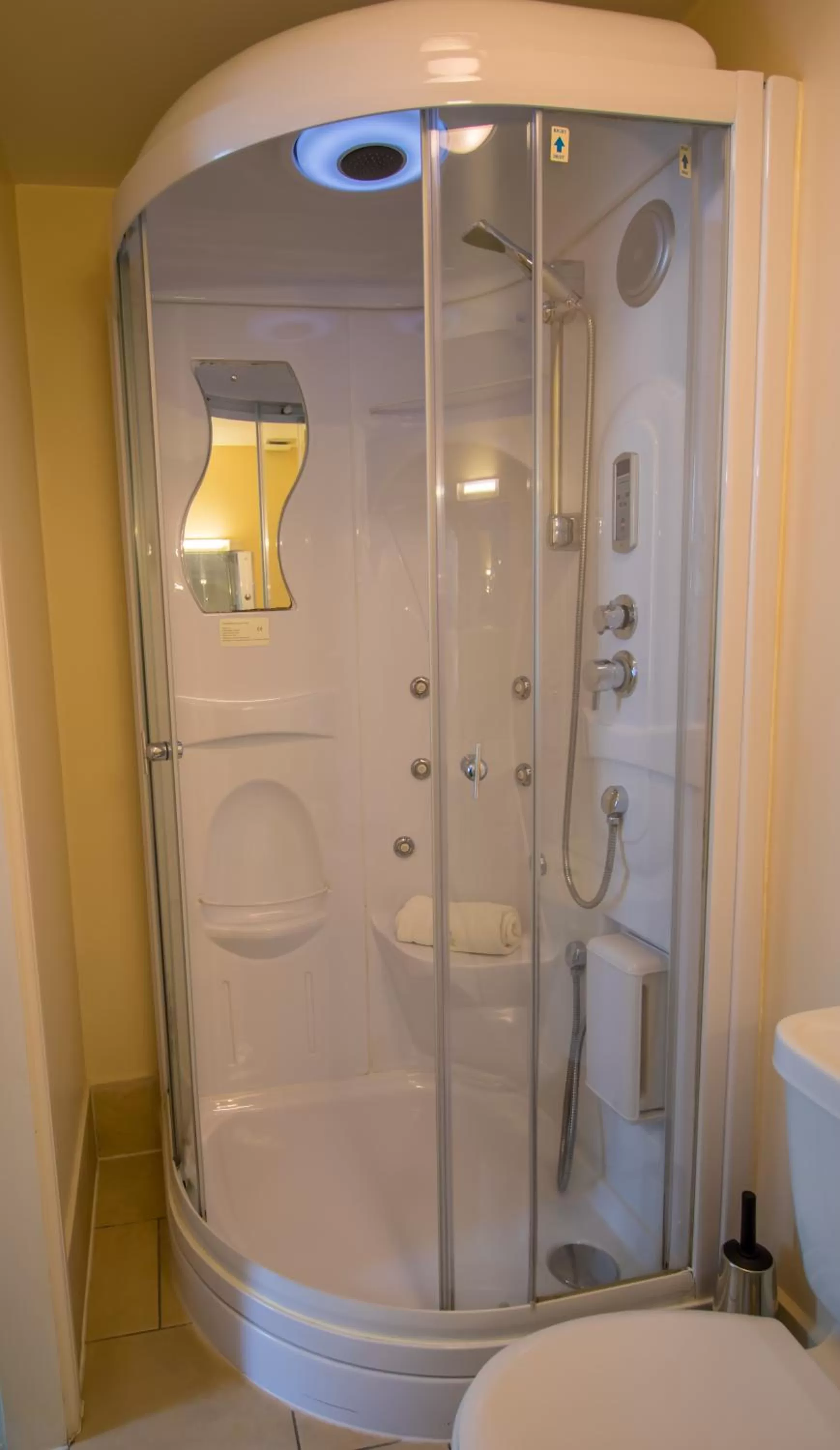 Shower in A Park View Hotel