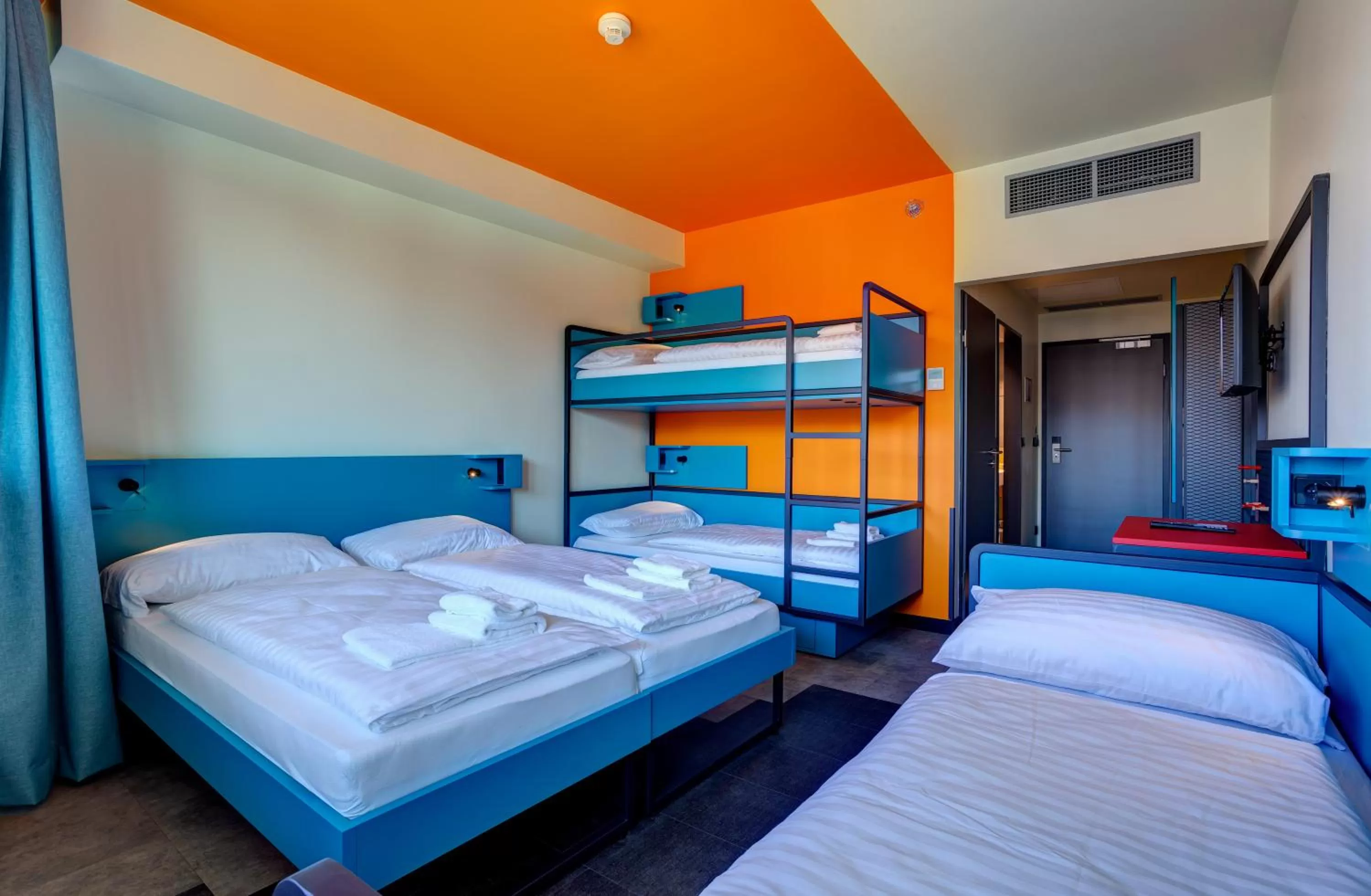 Photo of the whole room, Bed in MEININGER Budapest Great Market Hall