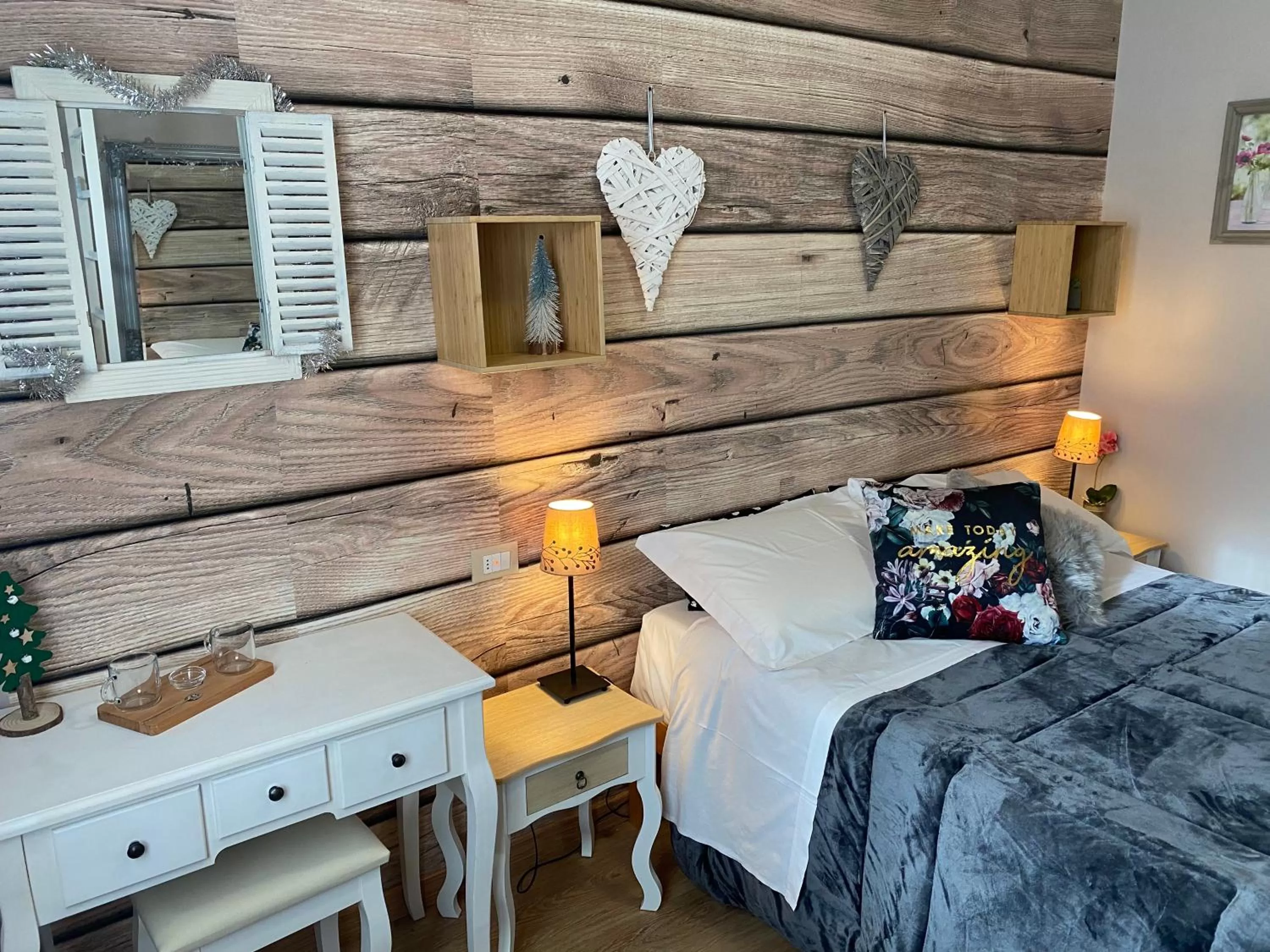 Bed in La Casa Di Campagna Sul Garda