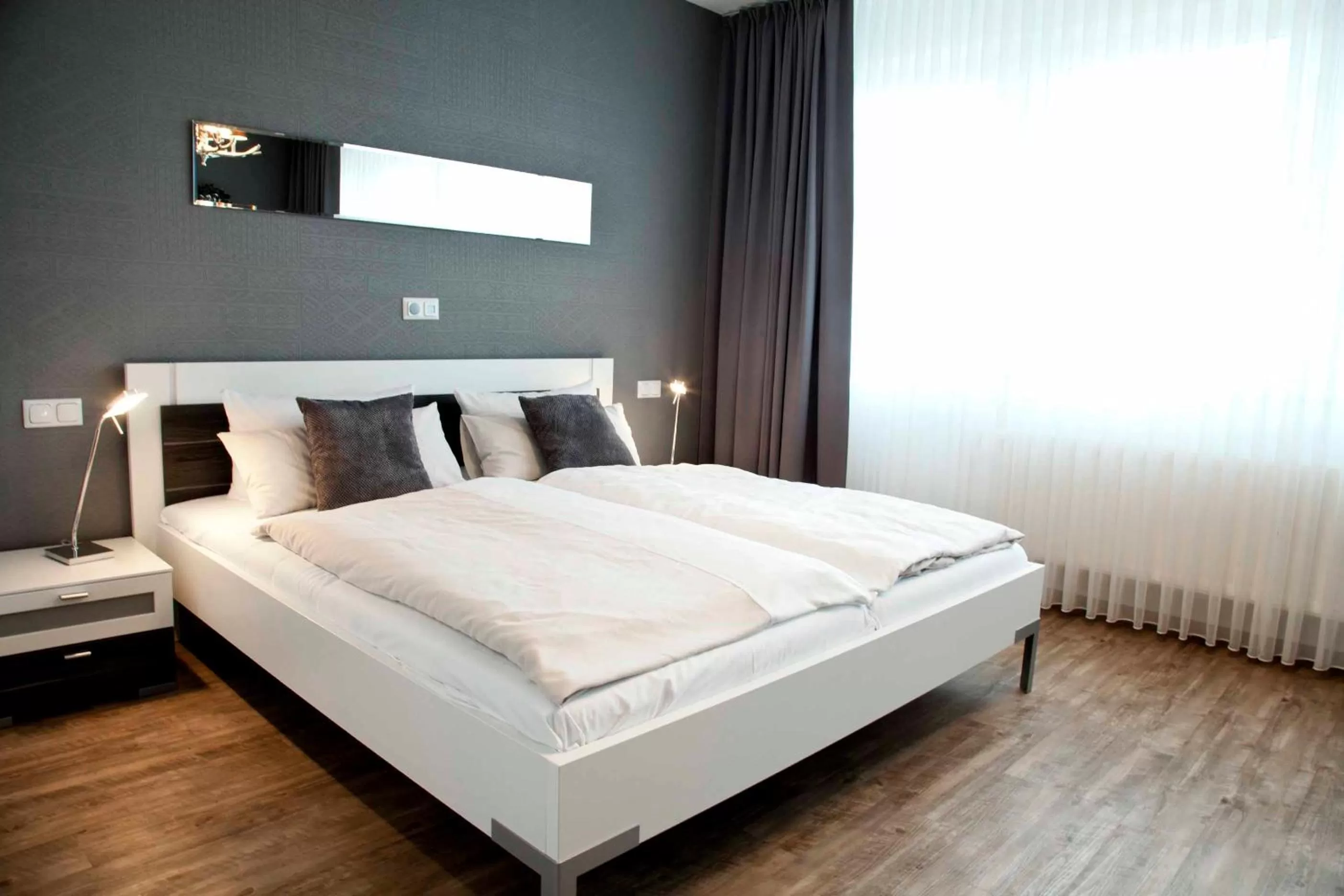 Bed in Hotel Zum Goldenen Stern