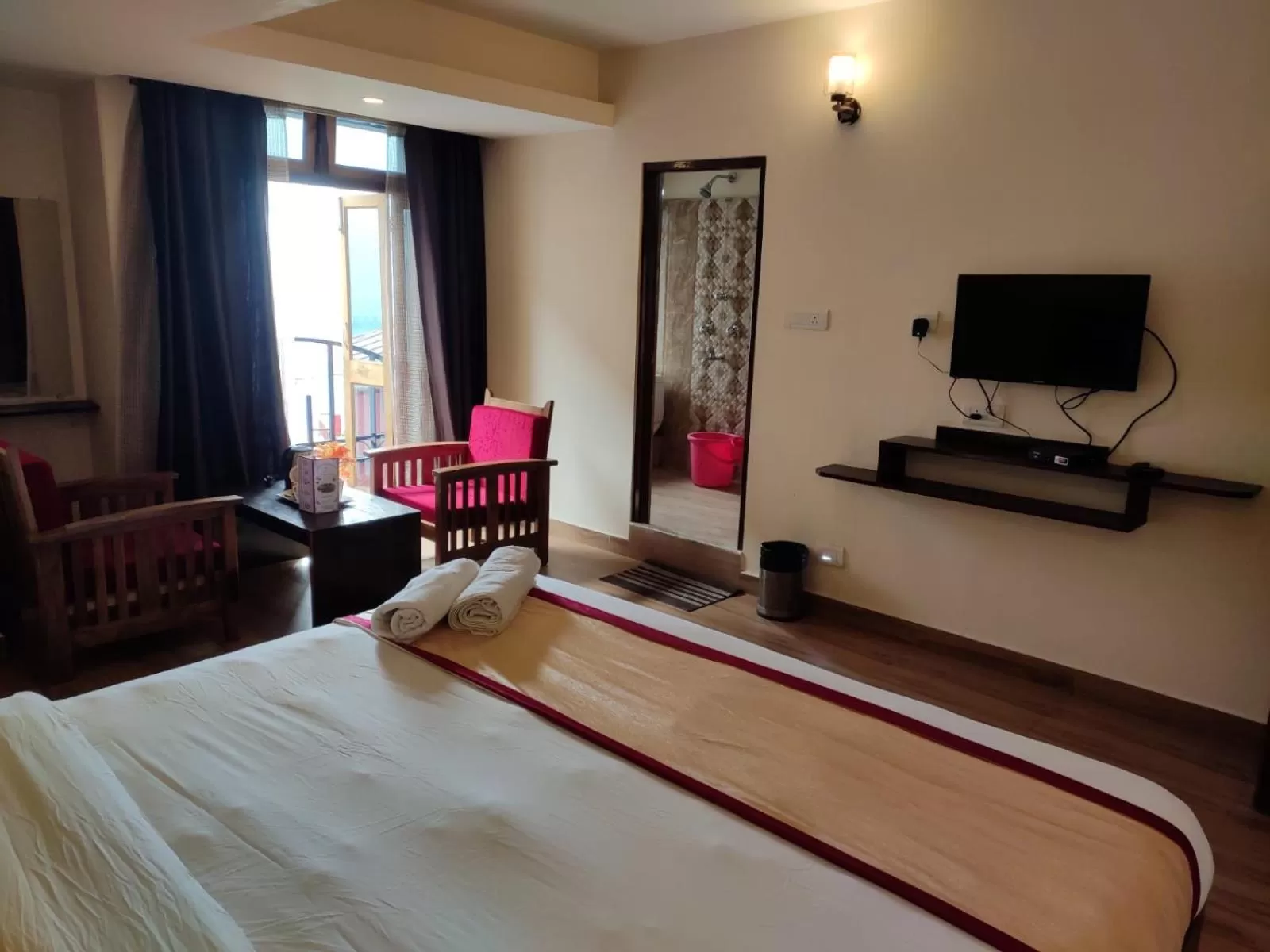 Bed in Hotel The Narayani Continental