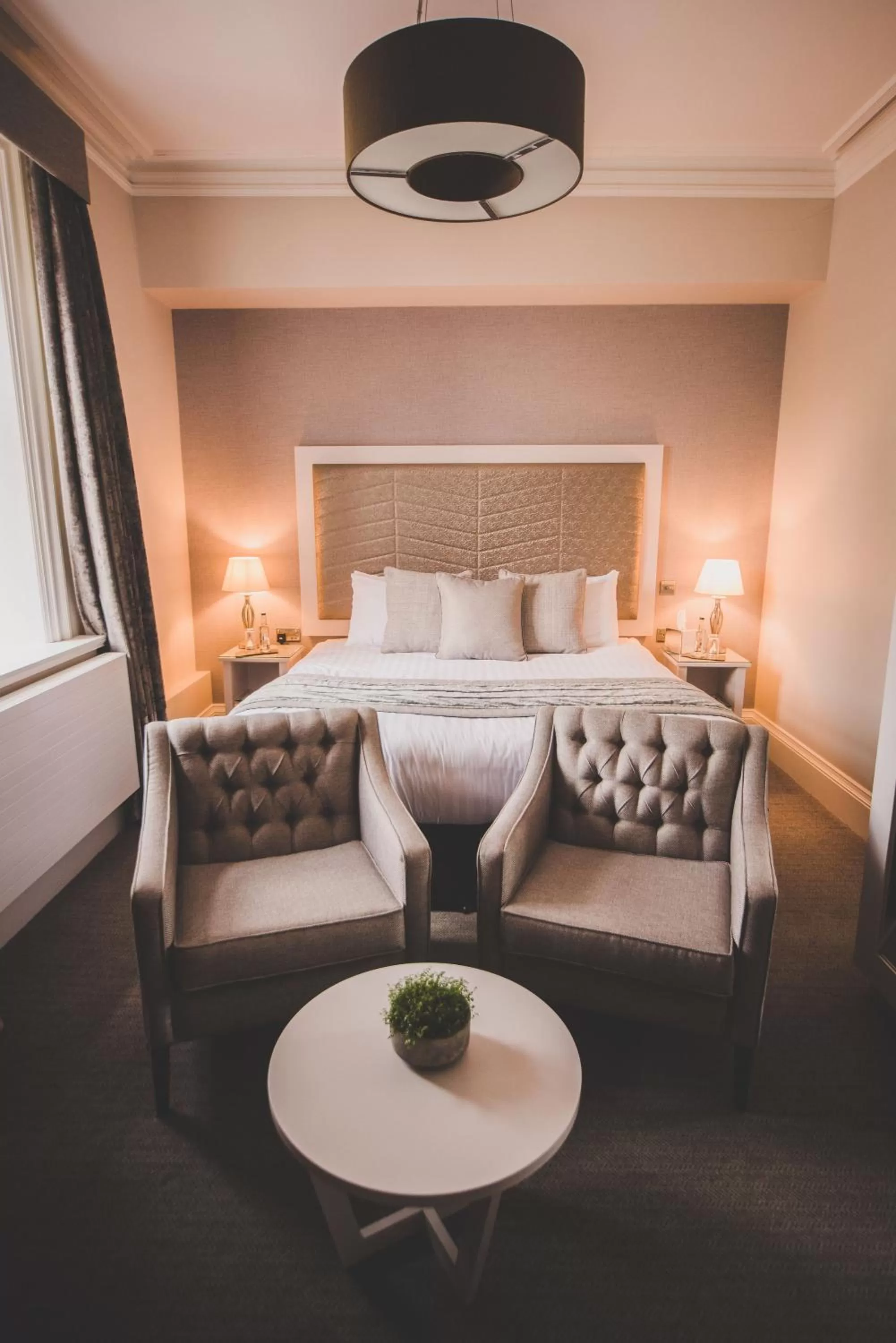 Bedroom, Bed in Caer Rhun Hall Hotel