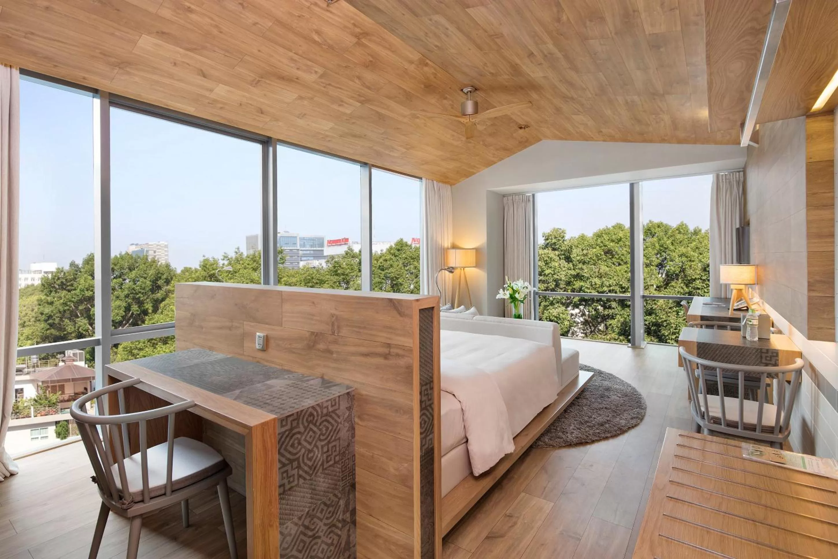 Bed in Fusion Suites Saigon