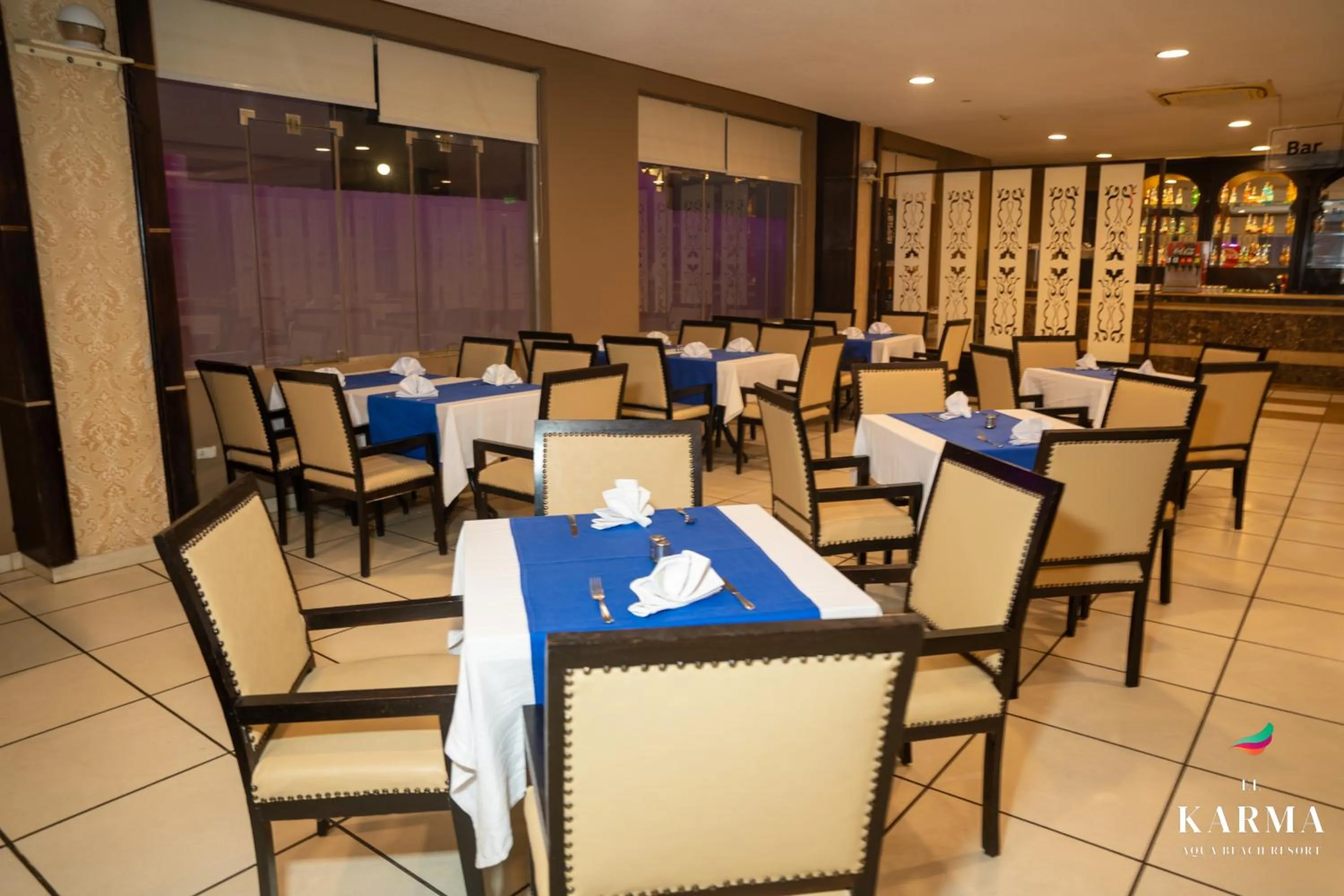 Restaurant/places to eat in El Karma Beach Resort & Aqua Park - Hurghada