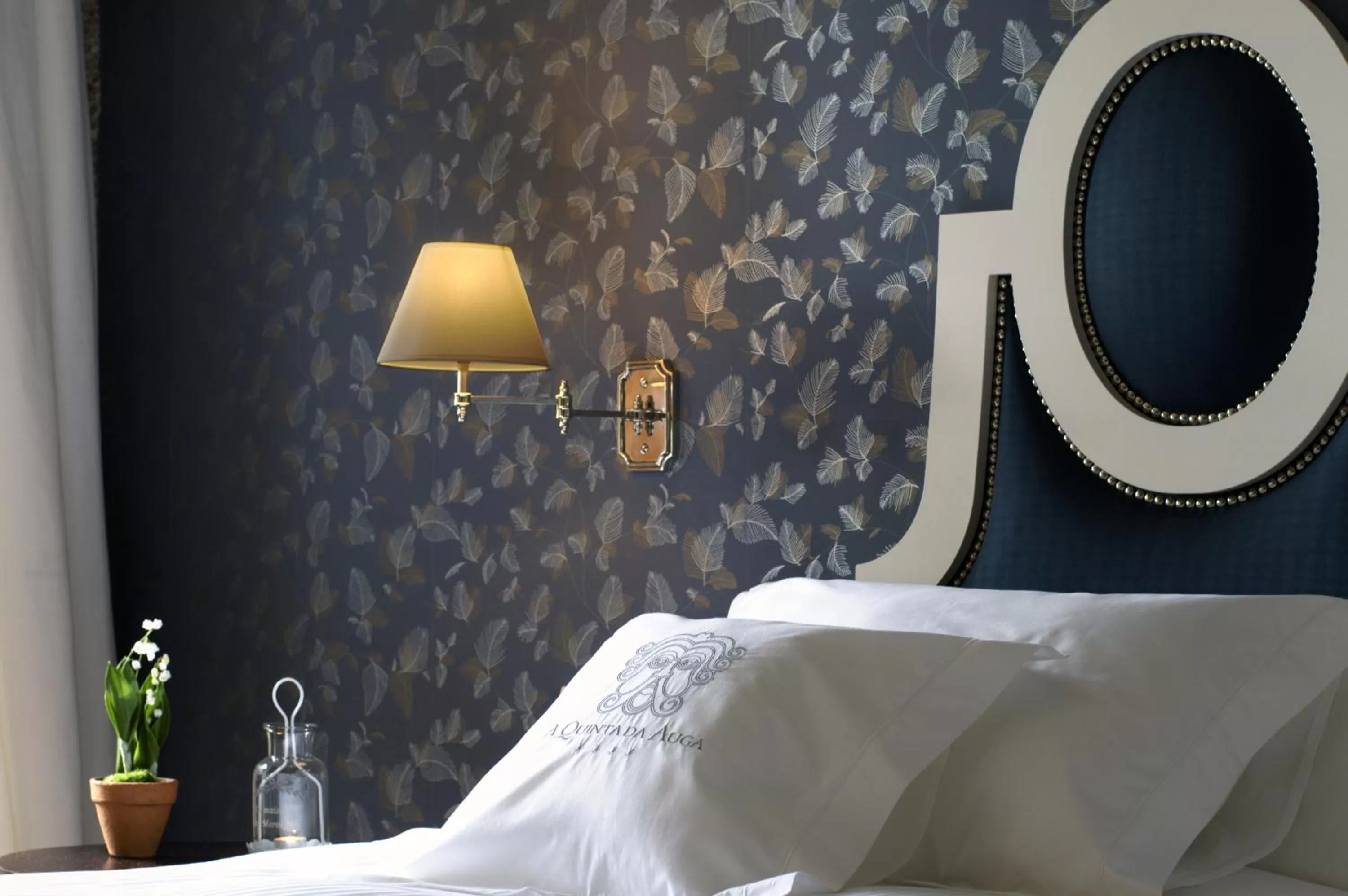 Bed in A Quinta Da Auga Hotel Spa Relais & Chateaux