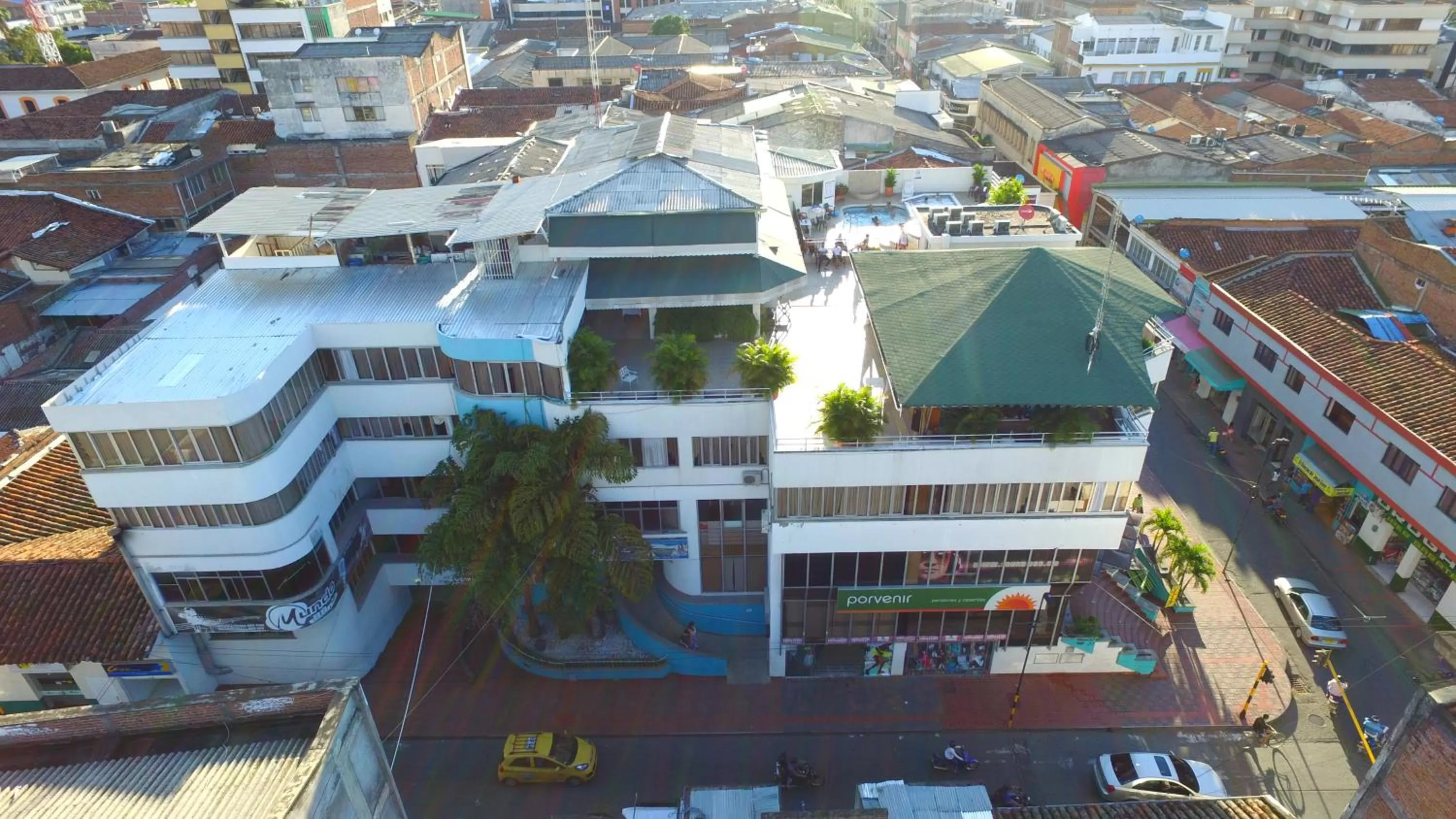 Bird's eye view in Hotel Cafe Plaza