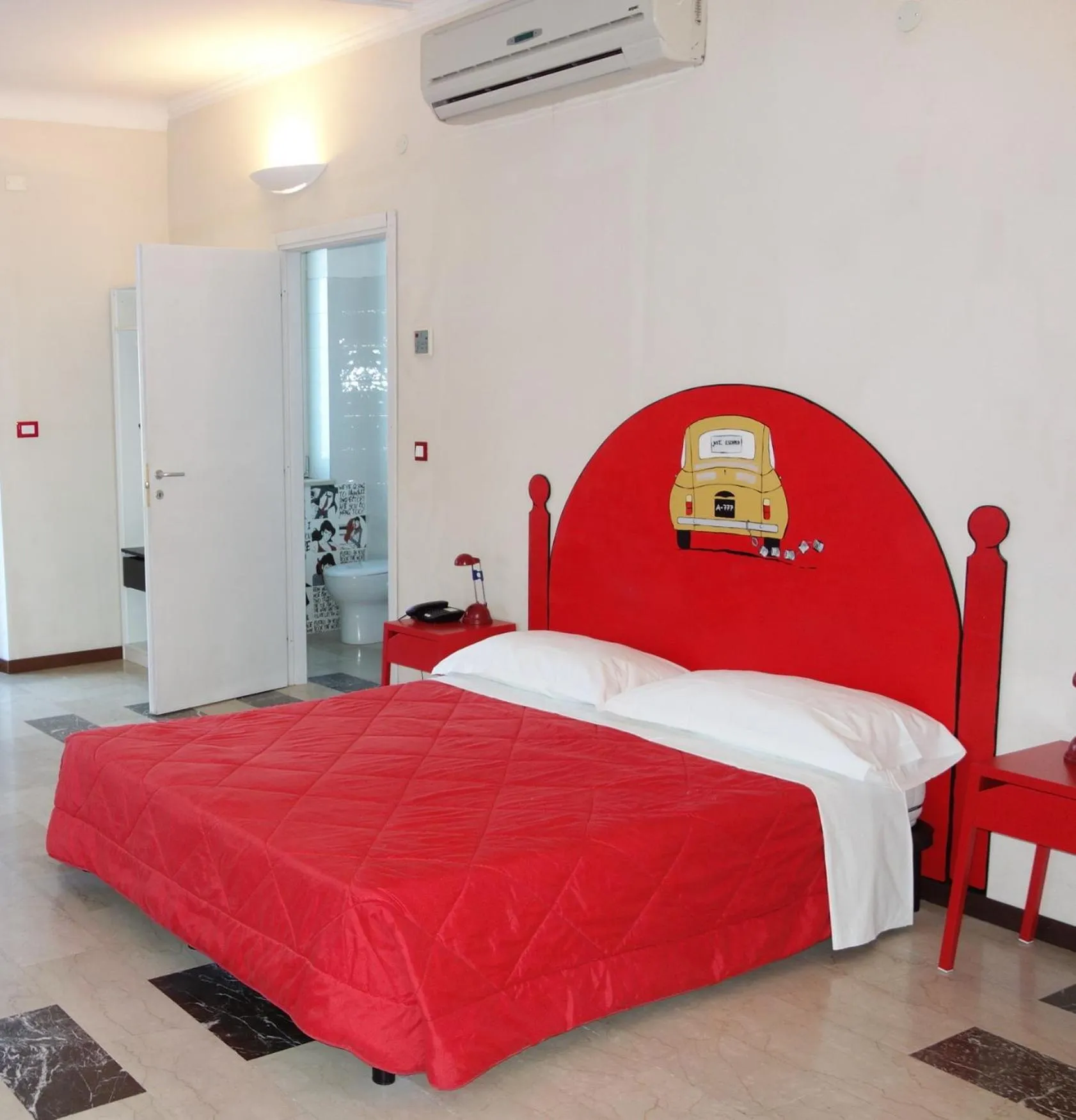 Bed in Euromotel Croce Bianca