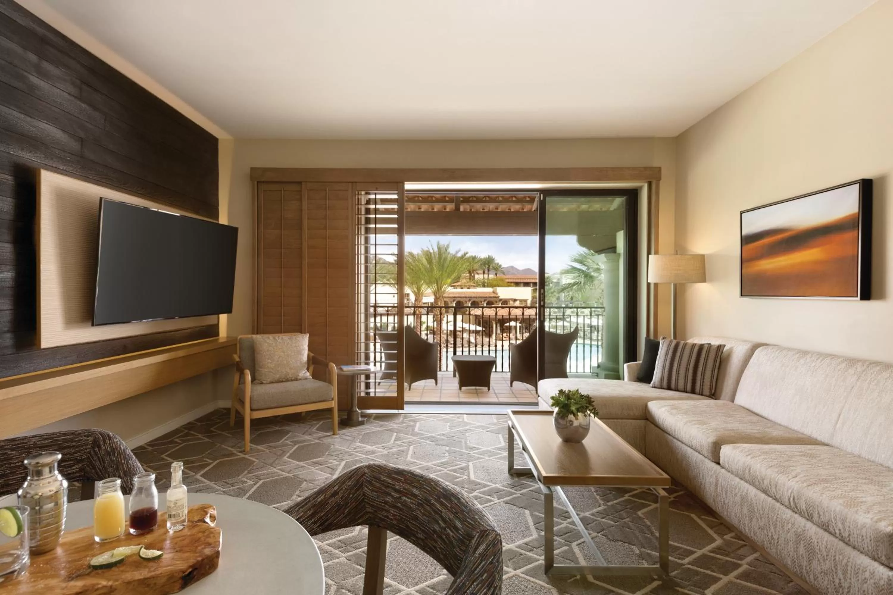 Communal lounge/ TV room in Fairmont Scottsdale Princess
