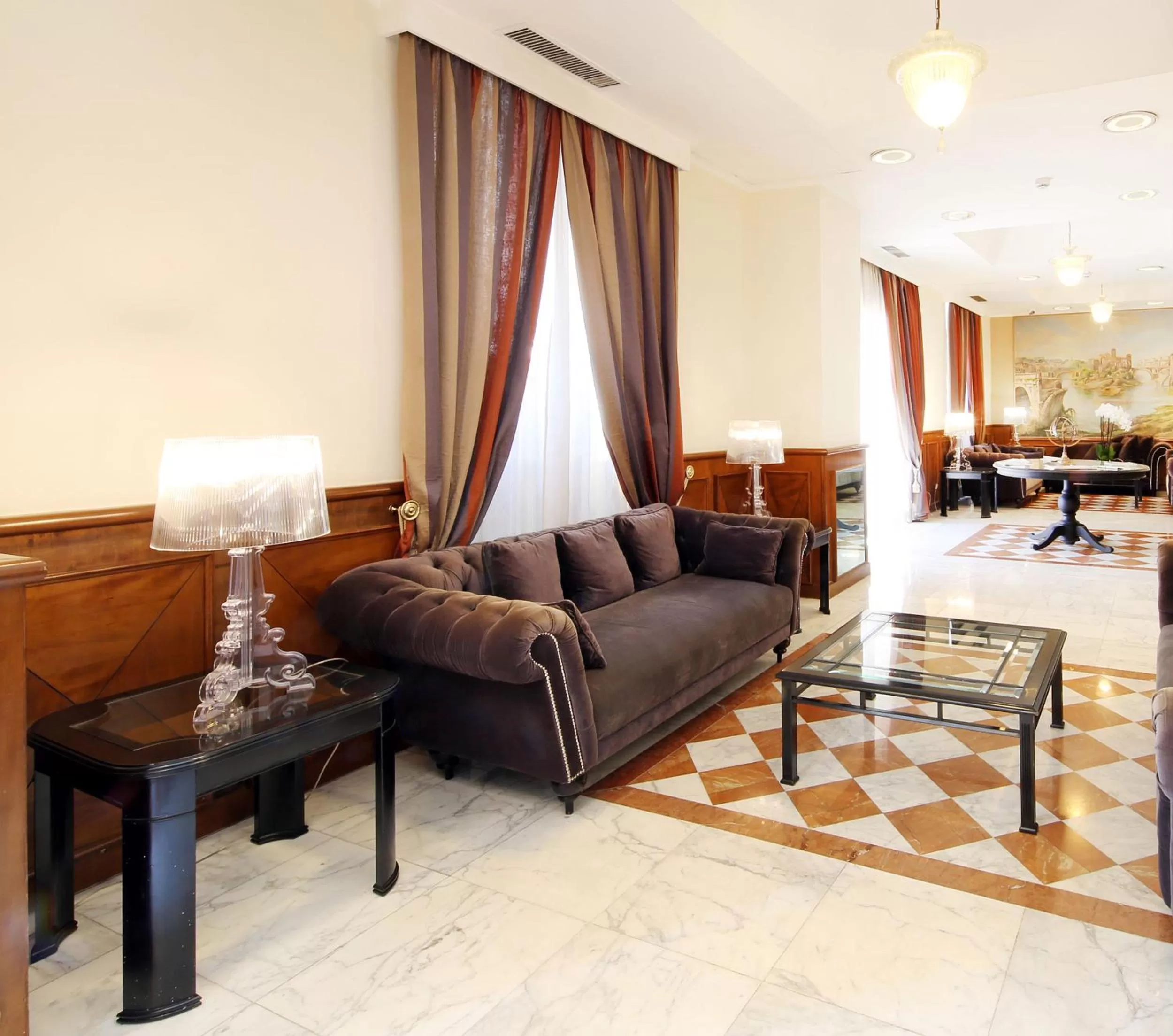 Lobby or reception in Hotel Traiano
