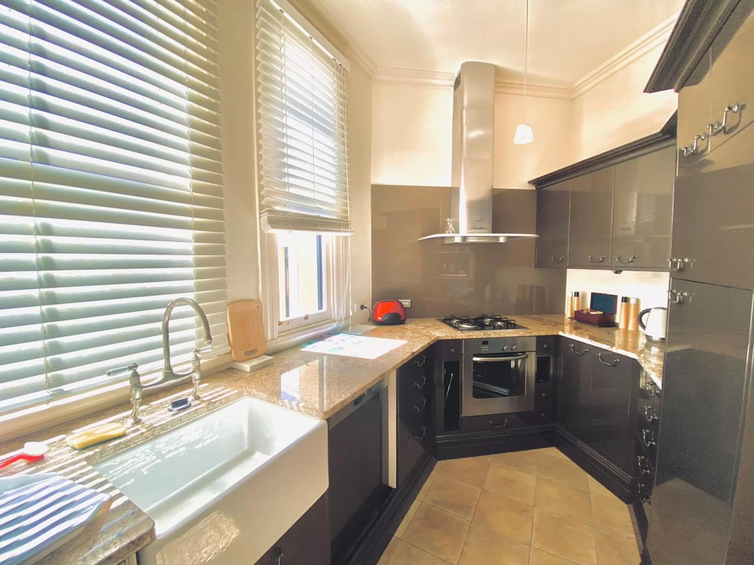 Kitchen or kitchenette in The Esplanade Hotel