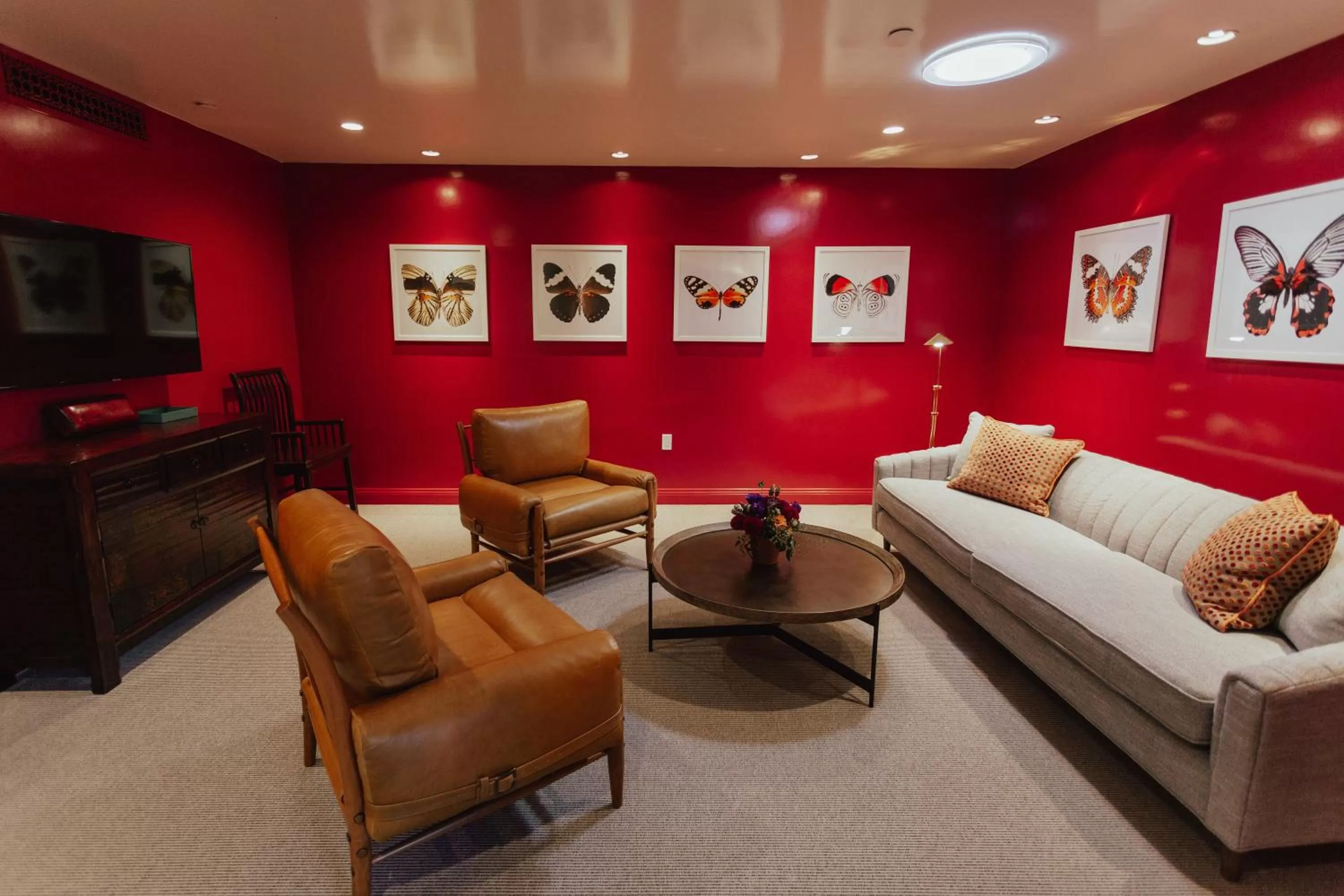 Living room in The Winston Solvang