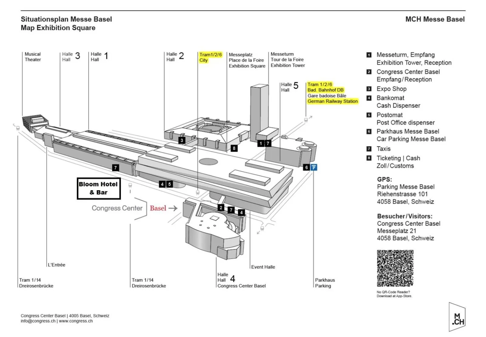Property building in BLOOM Boutique Hotel & Lounge Basel