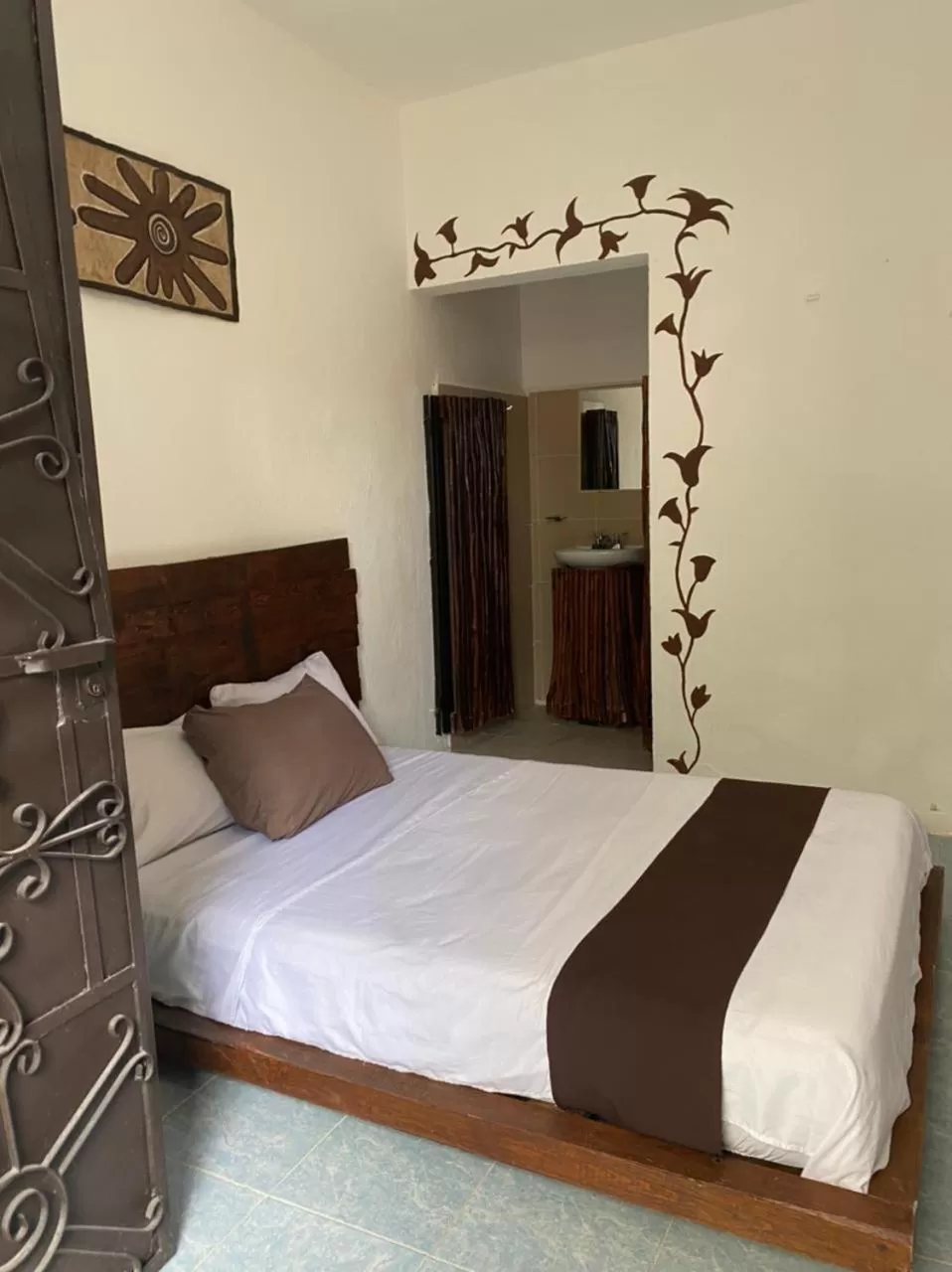 Bed in Hotel Casa de luz Playa del Carmen