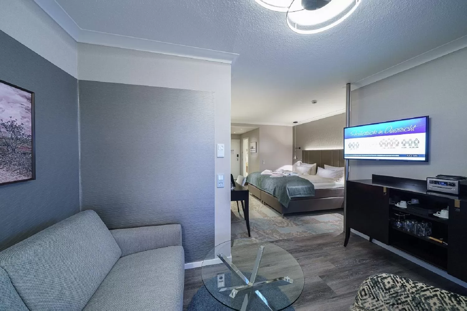 Bed in Strandhotel Duhnen