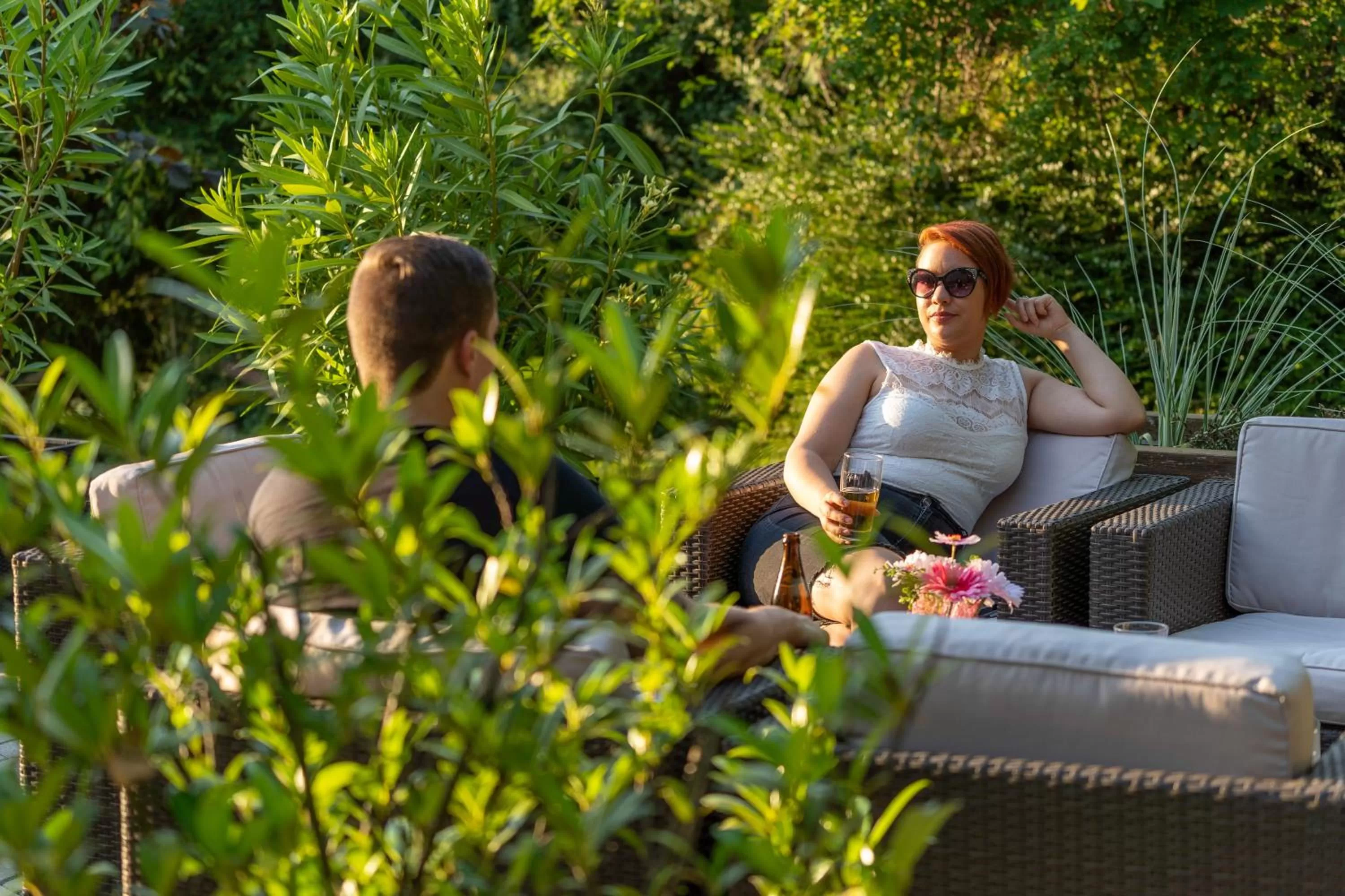 Balcony/Terrace in Hotel Garni Oasis Loipersdorf