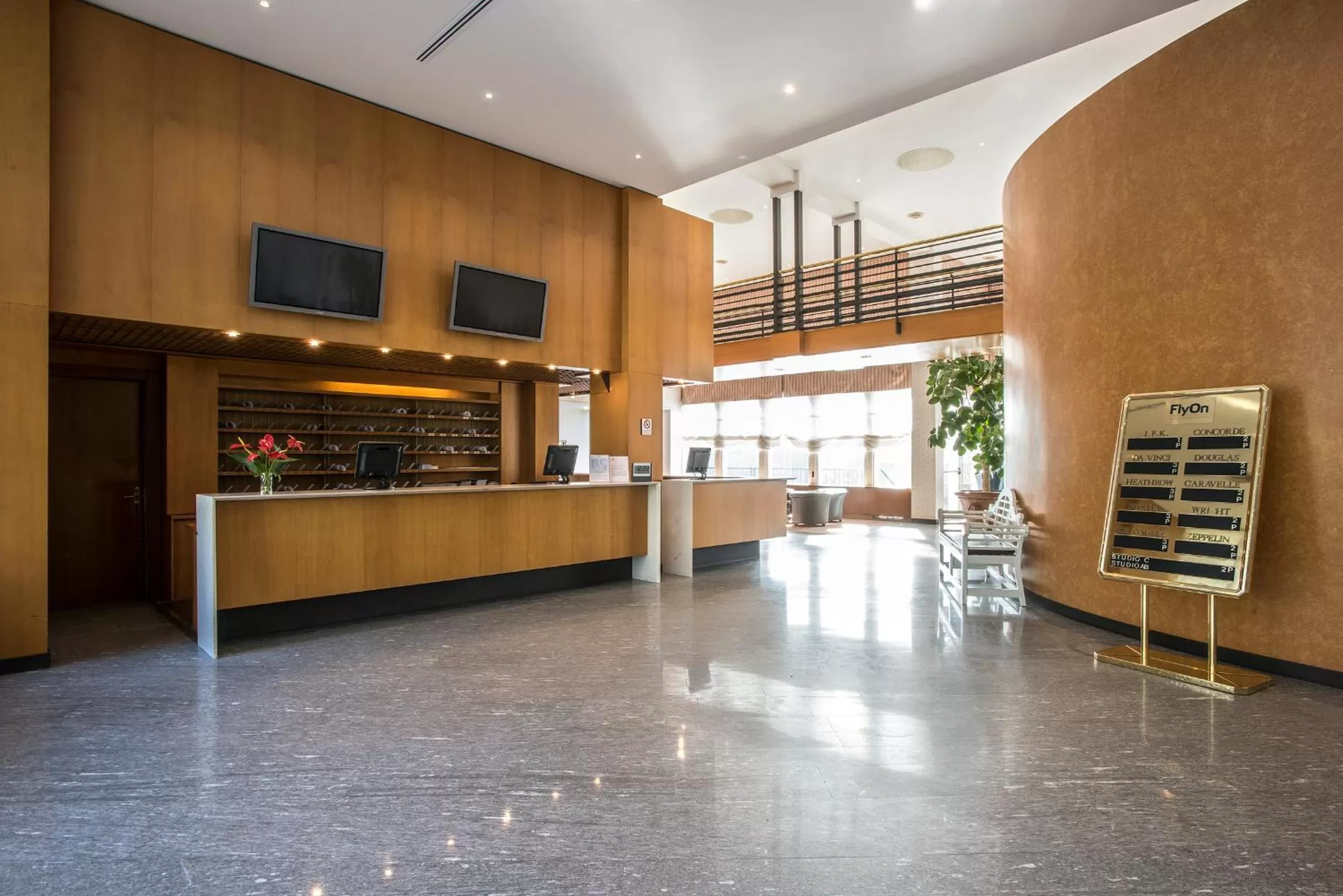 Lobby or reception in FlyOn Hotel & Conference Center