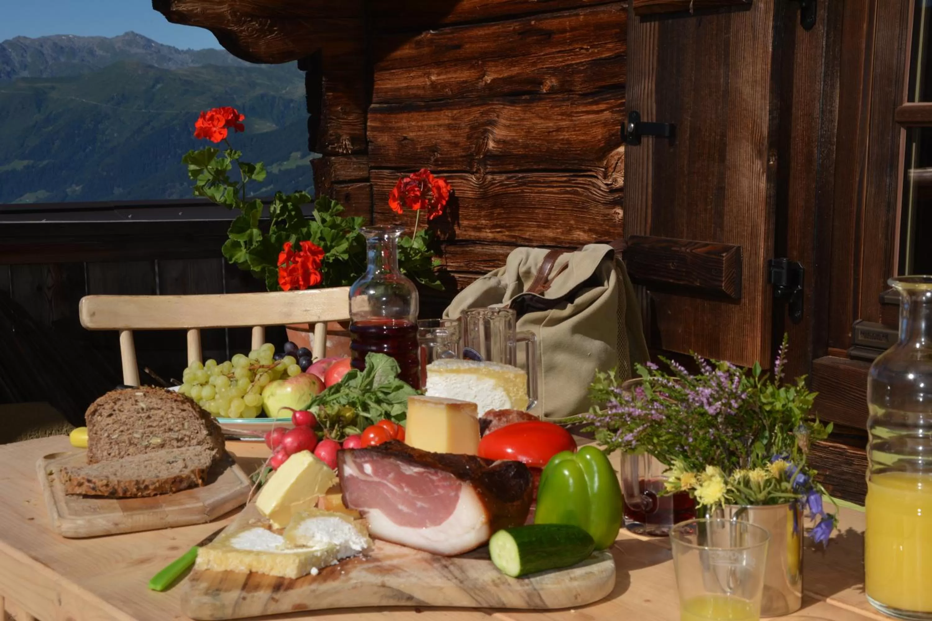 Food and drinks in Natur Resort RISSBACHER