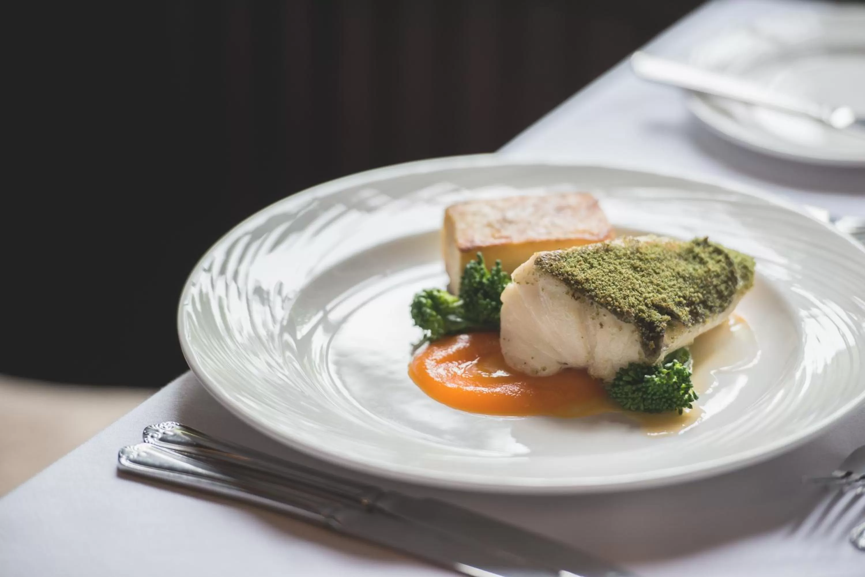 Food close-up in Mere Court Hotel