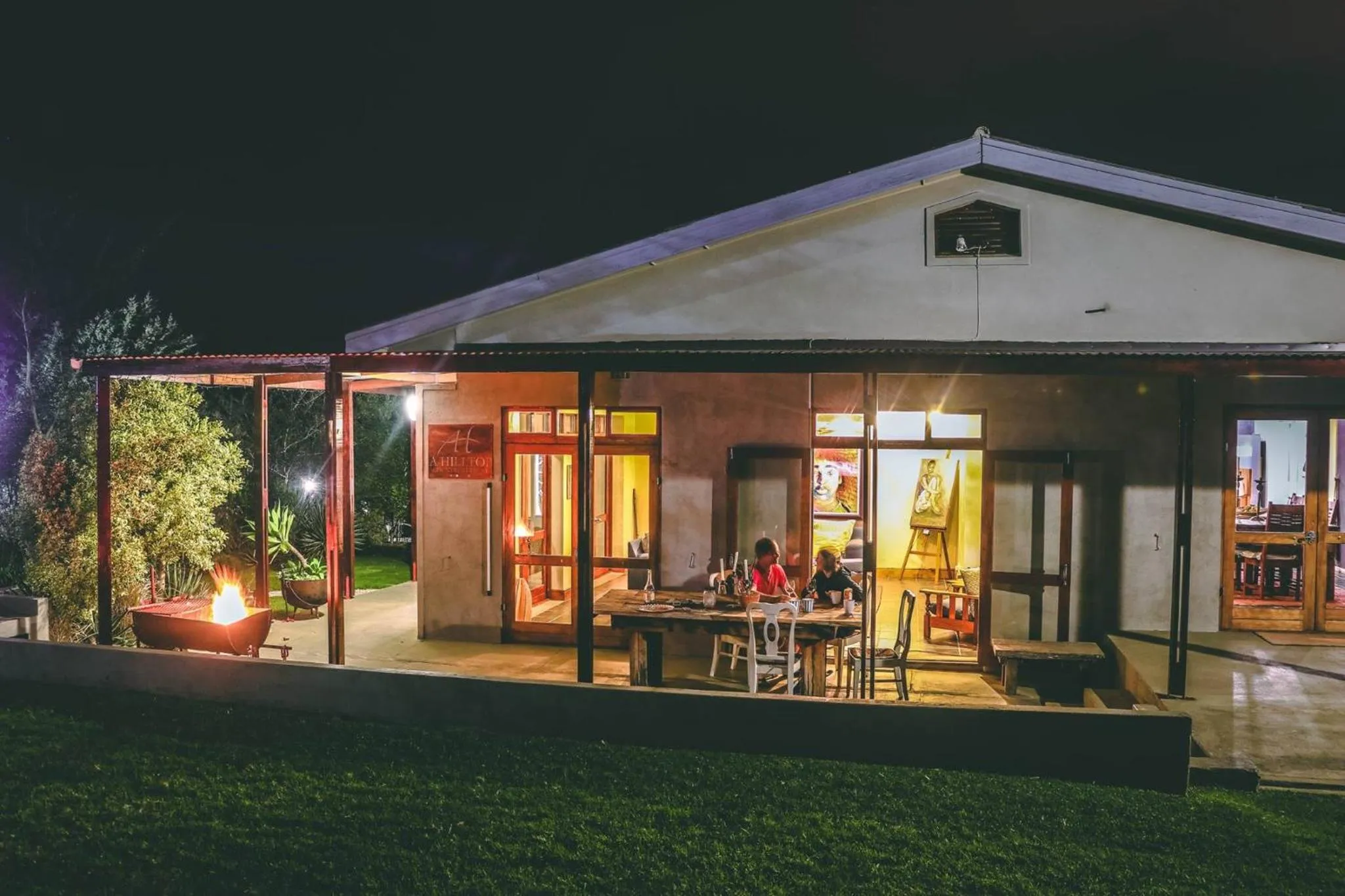 BBQ facilities in A Hilltop Country Retreat