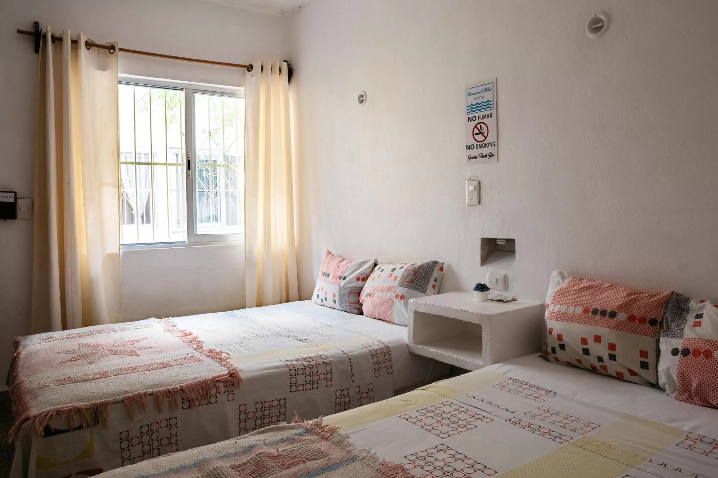 Bed in Hotel Posada Edem