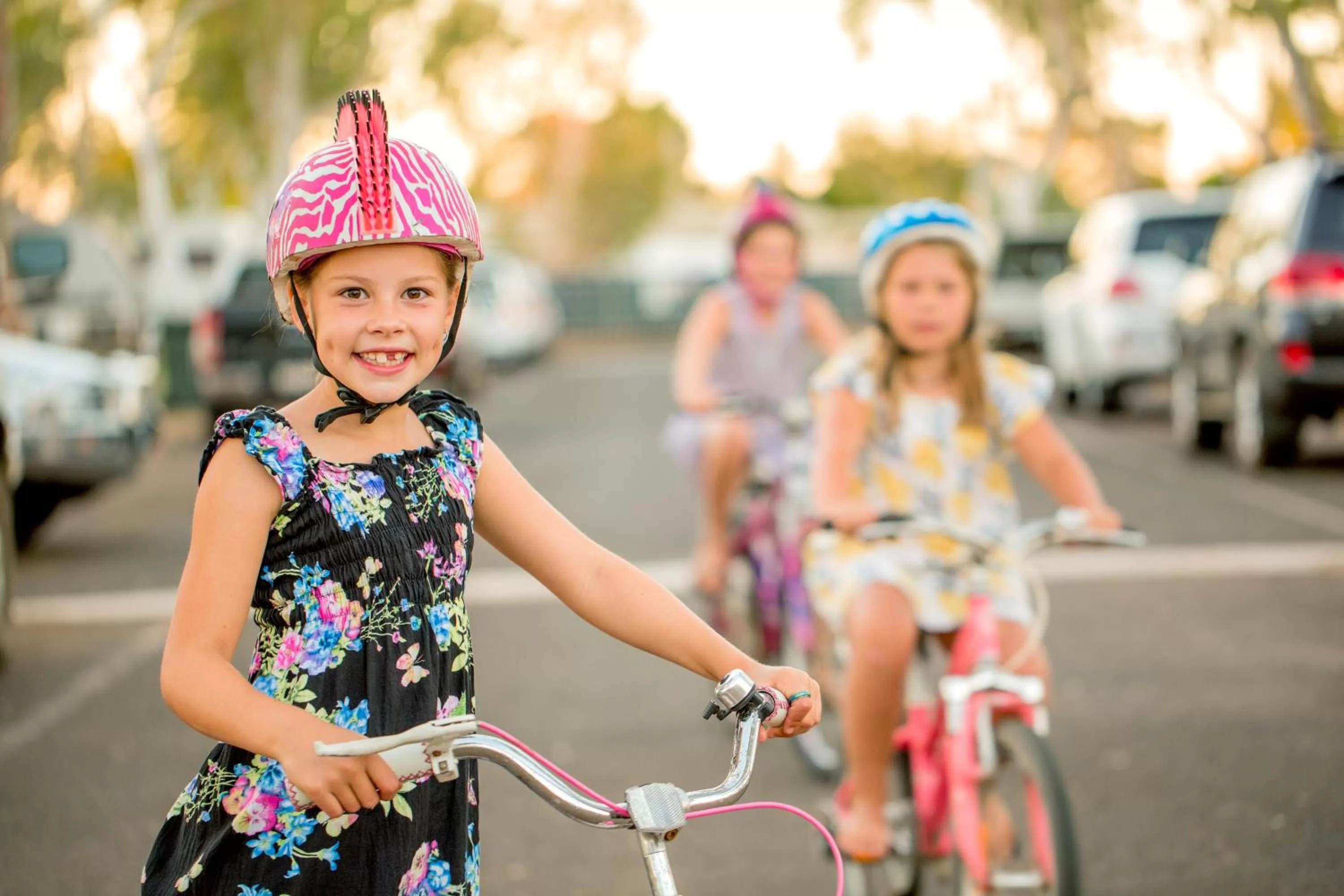 Cycling in Discovery Parks - Pilbara, Karratha