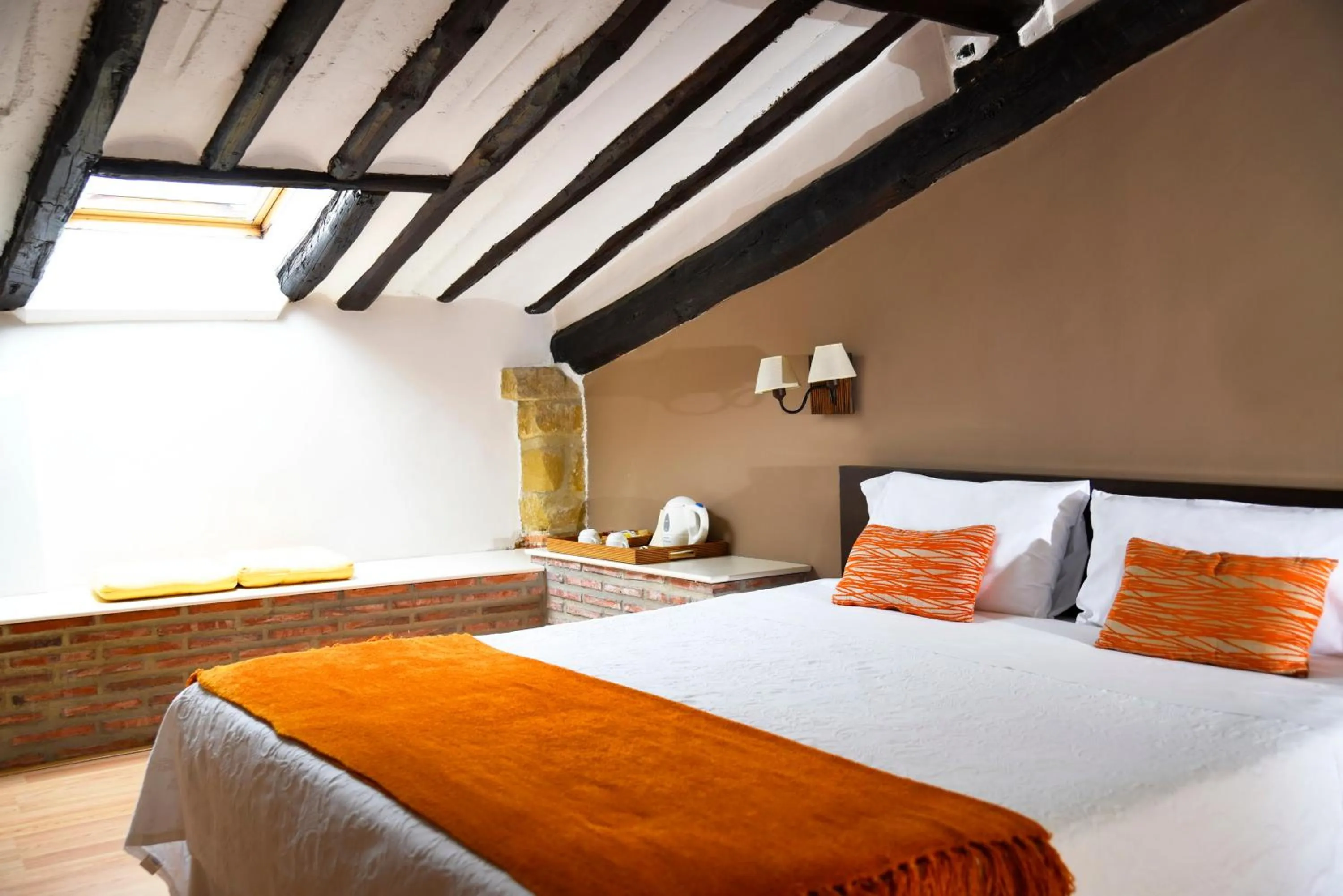 Bed in Hospedería Señorío de Briñas