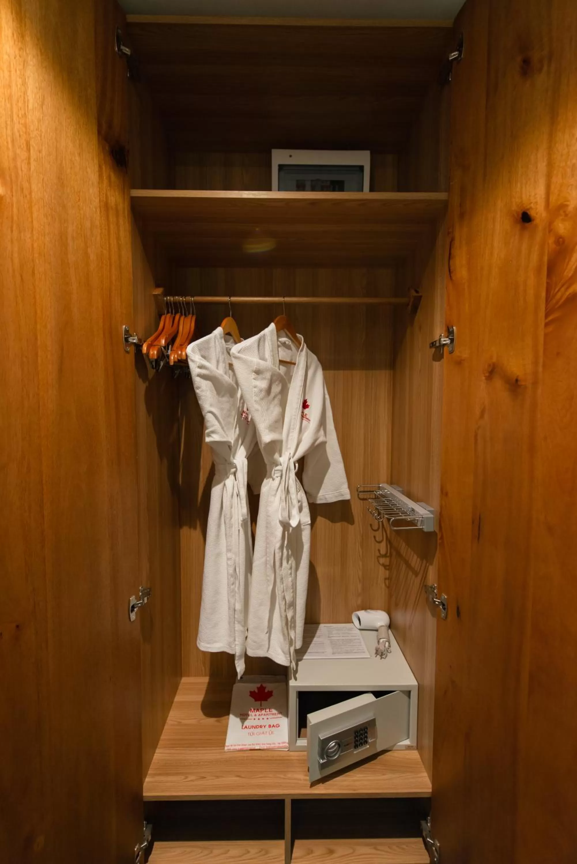 wardrobe in Maple Hotel & Apartment