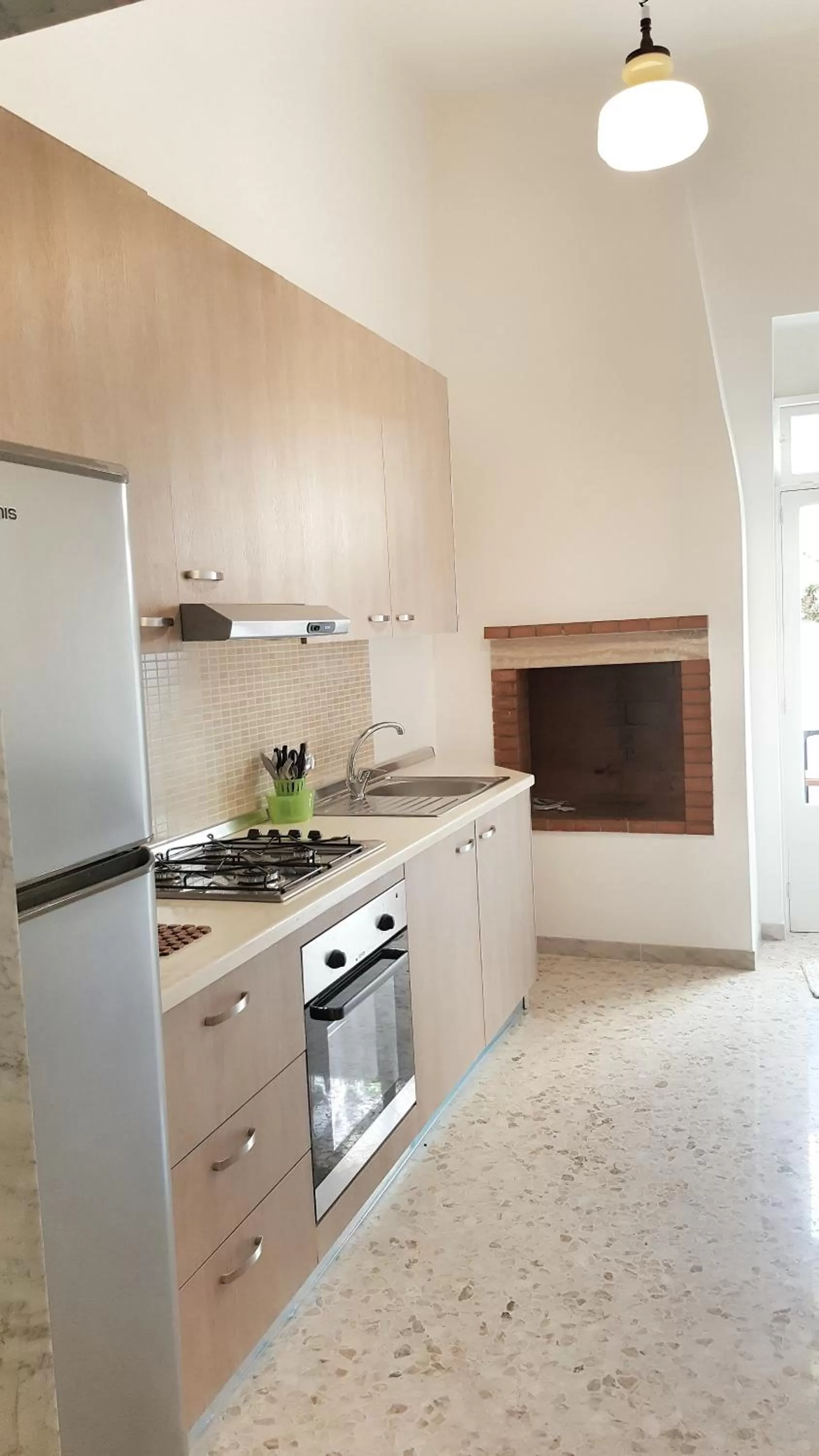 Kitchen or kitchenette in Casa della Nonna Polignano a mare