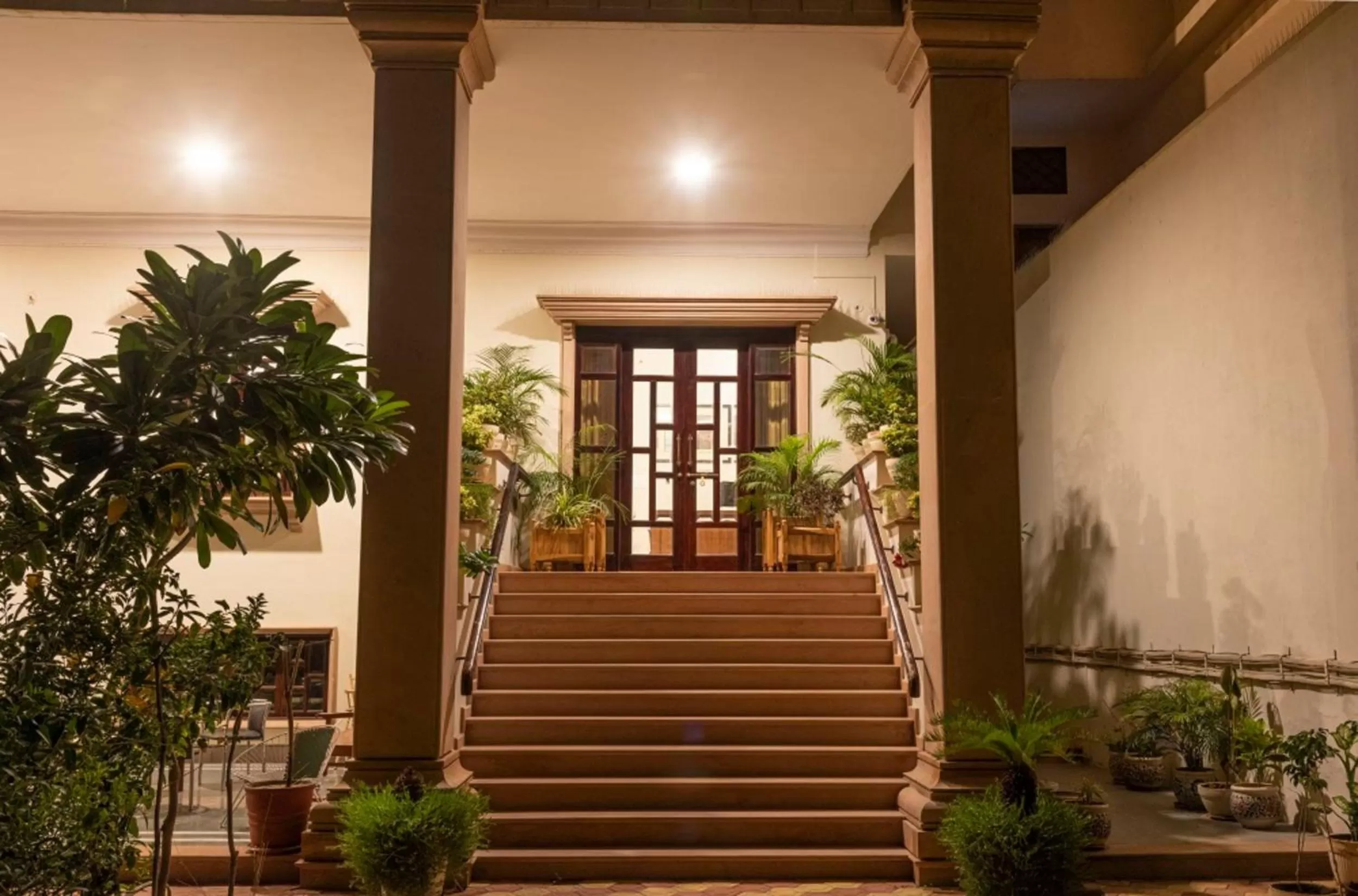 Facade/entrance in Hanuwant Niwas Jodhpur