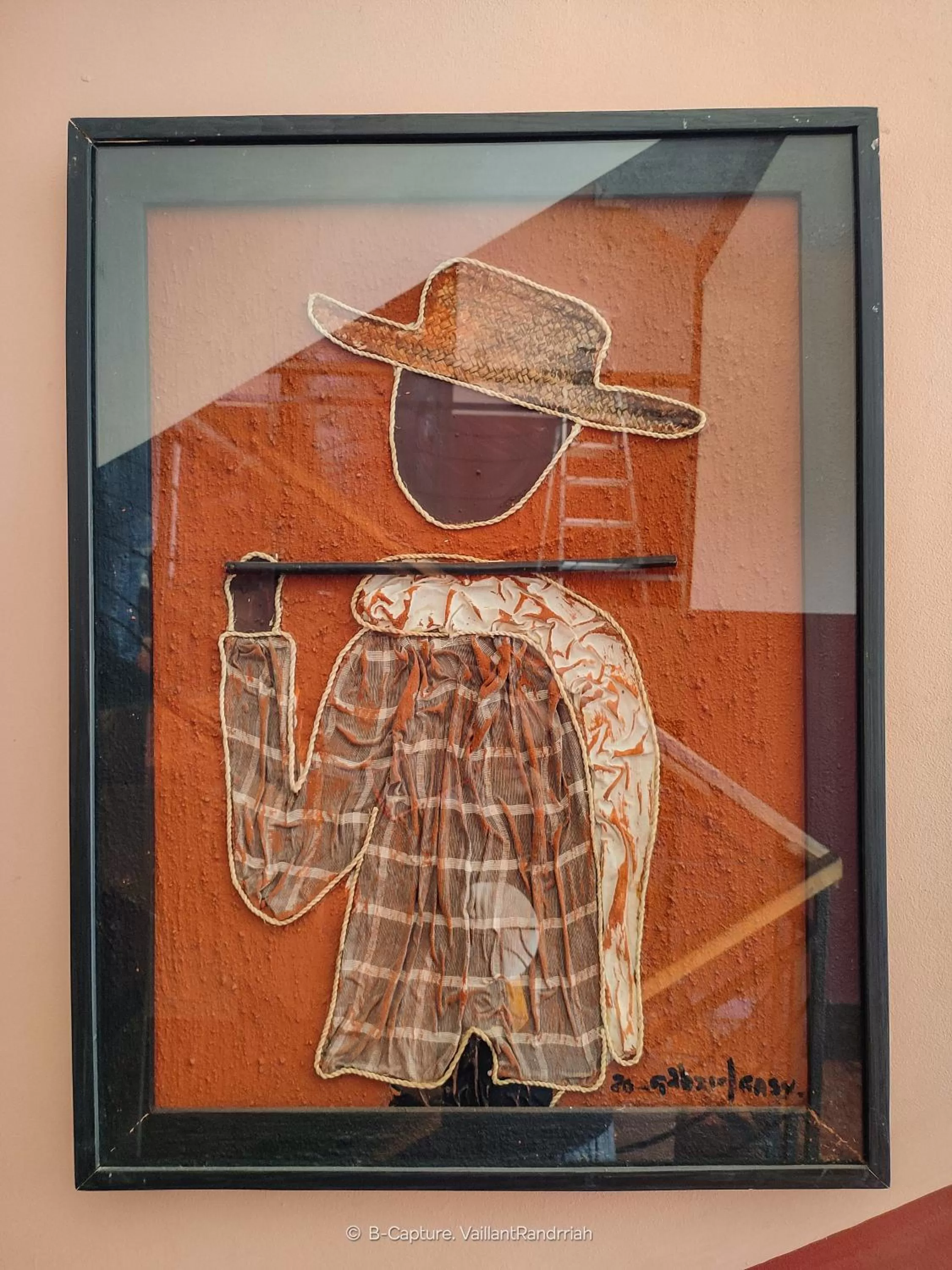 Decorative detail in Valiha Hotel Antananarivo