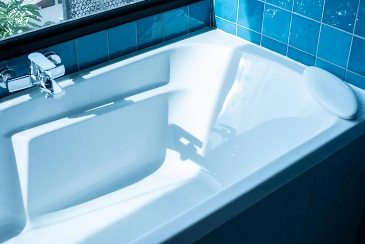 Bathroom in karaarom hotel