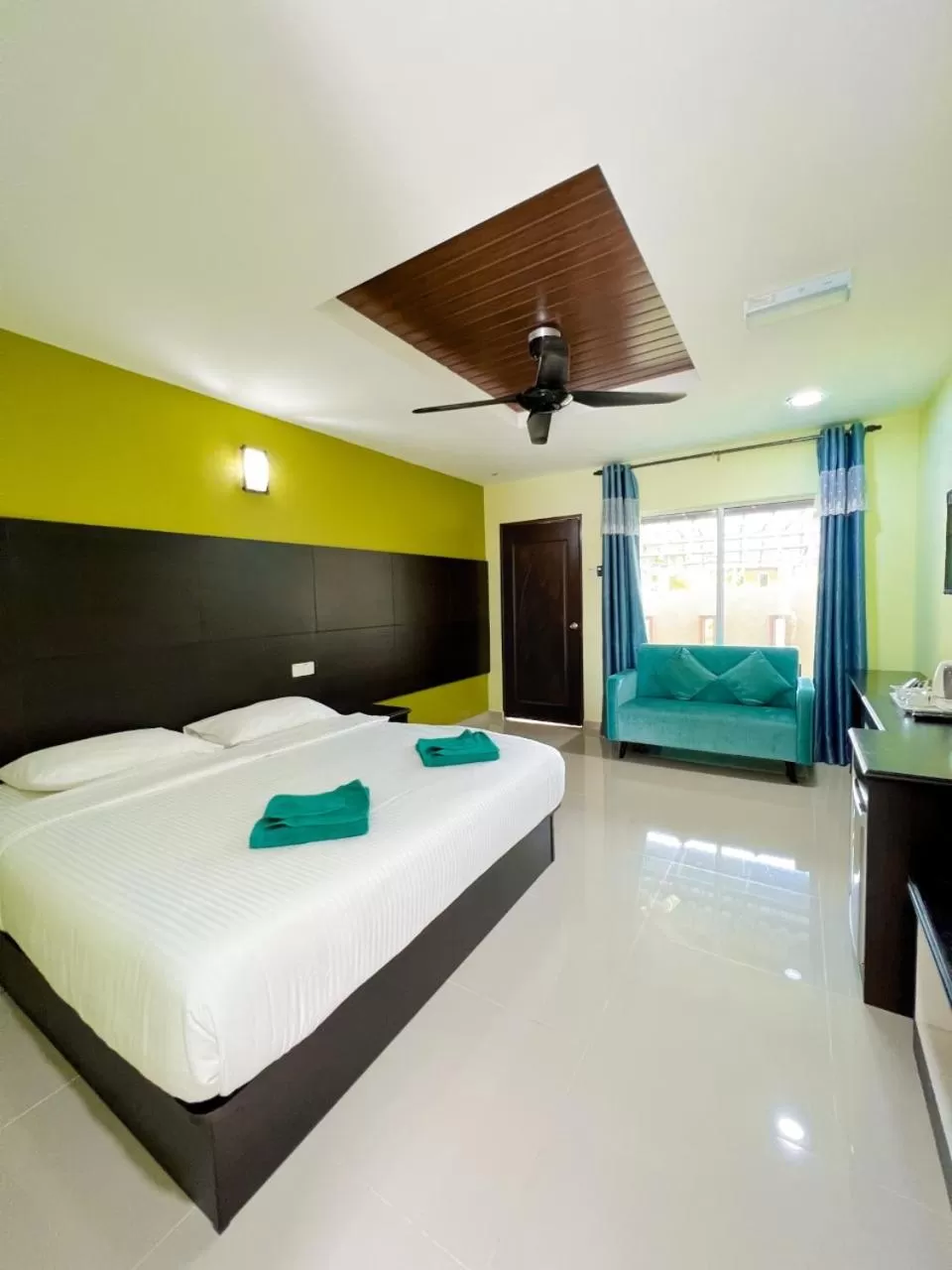 Bed in Chuu Pun Village Resort