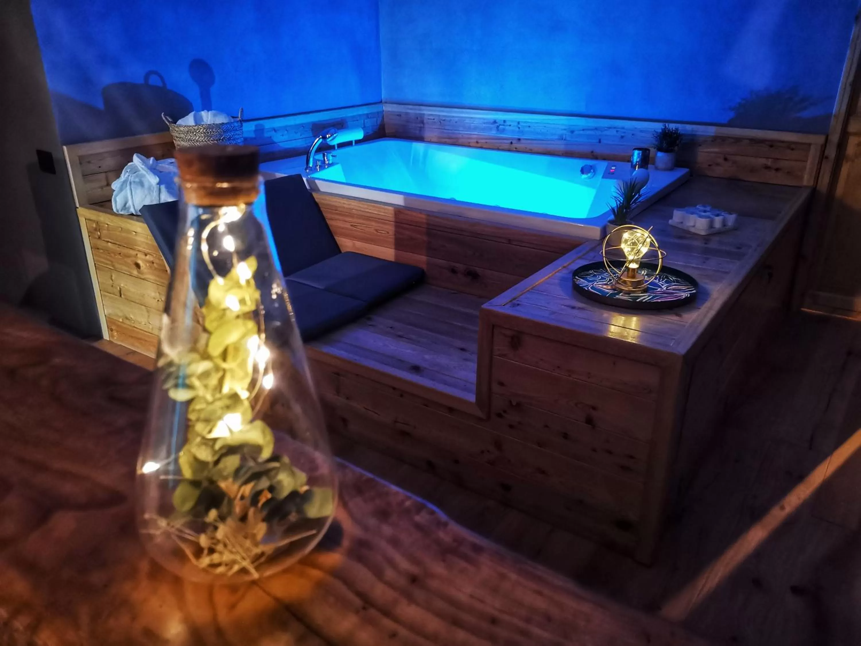 Hot Tub in Drì bed & breakfast