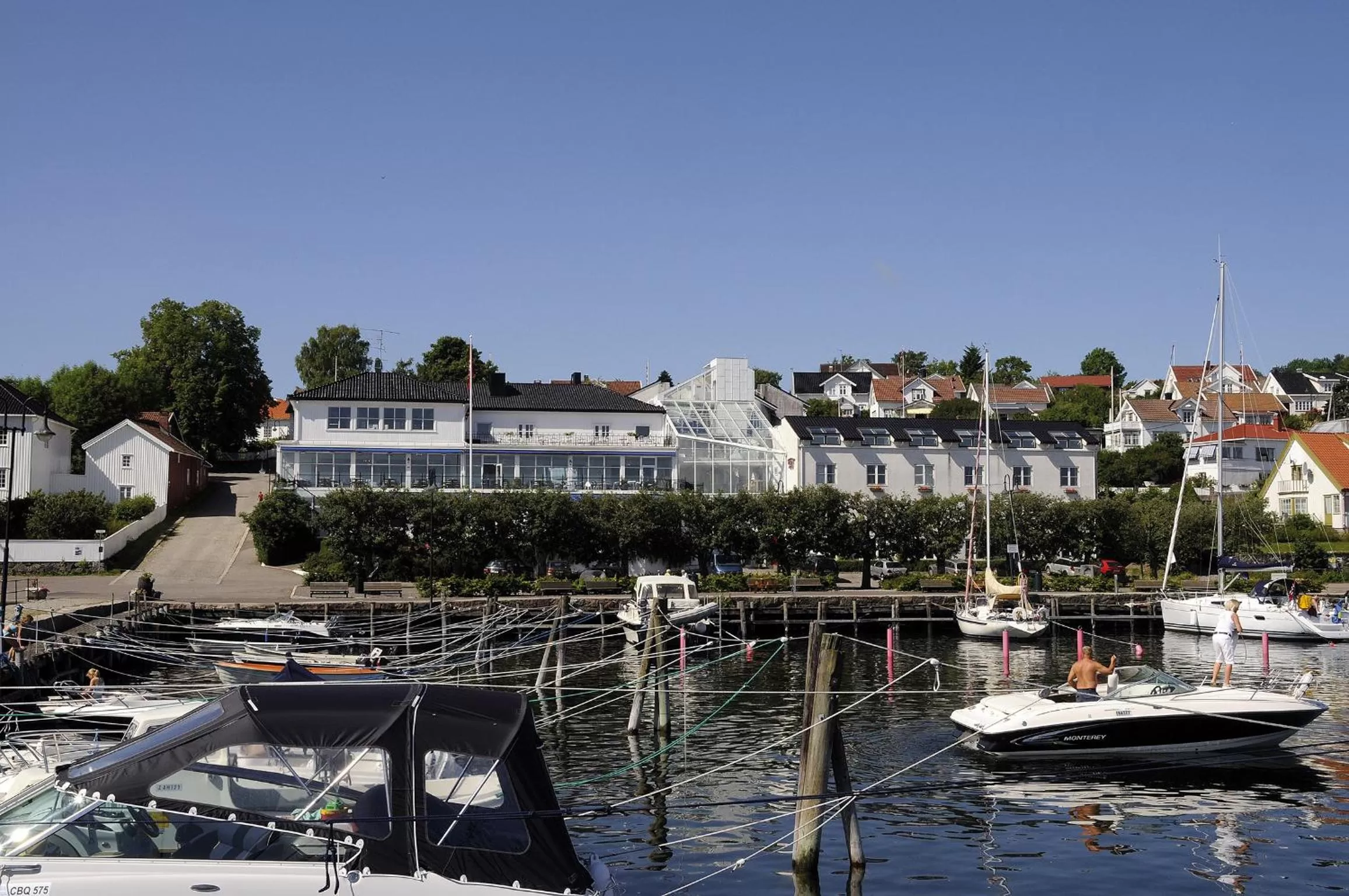 Facade/entrance in Grand Hotel Åsgårdstrand - Unike Hoteller